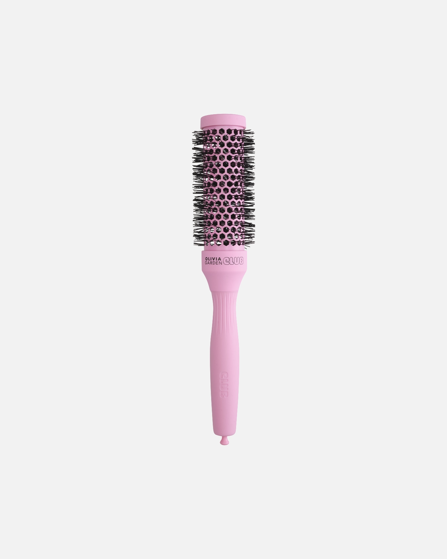 Ronde borstel voor Olivia GardenThe GlowBlowout Ceramic Round Brush Pink S1 stuk