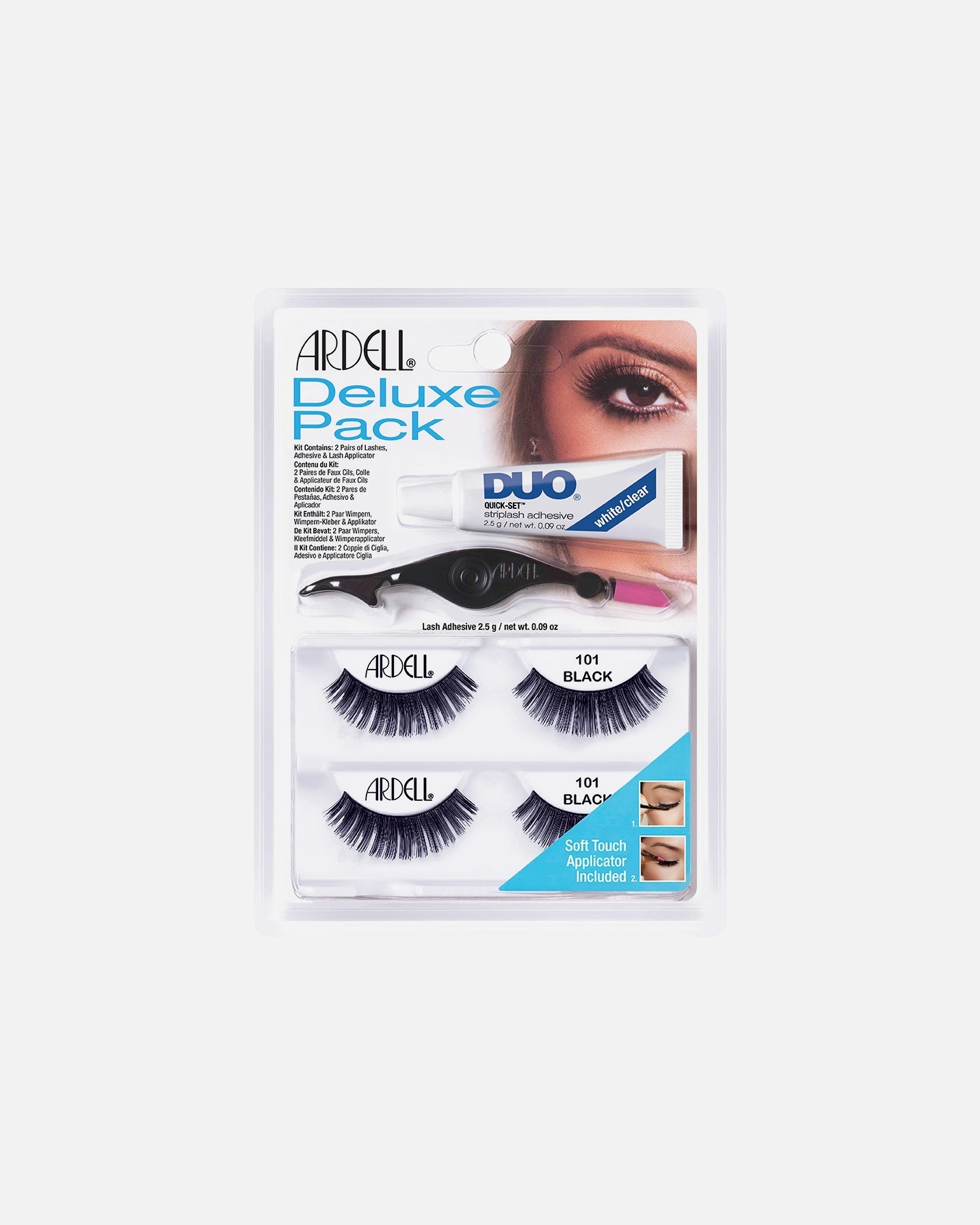 Nepwimpers voor UnisexArdellLash SetsDeluxe Pack Lash 101 Black2 paar