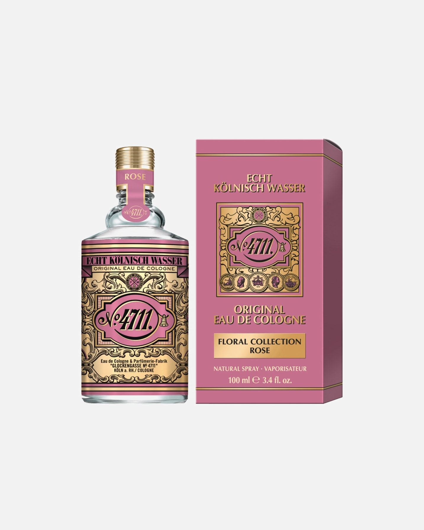 Eau de cologne voor 4711Floral CollectionFloral Rose100 ml