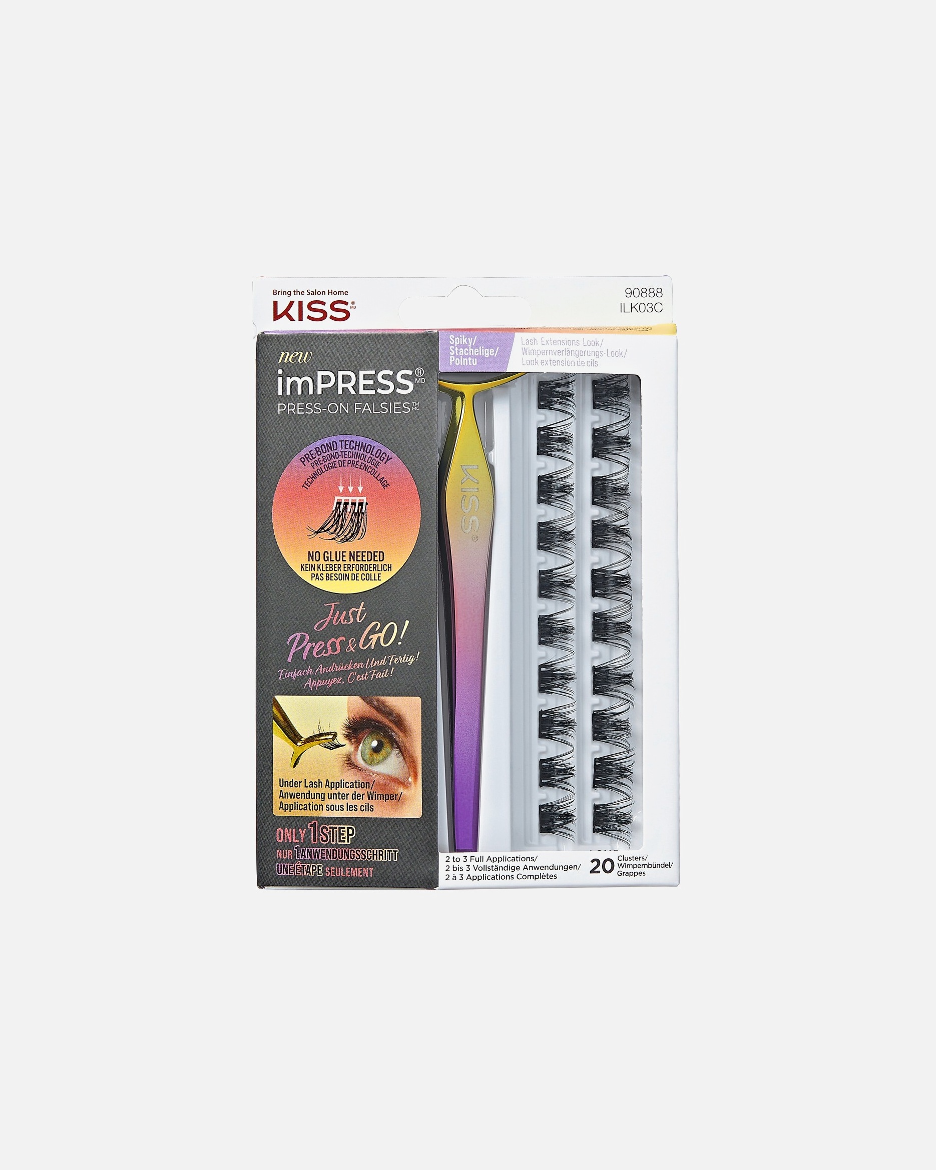 Nepwimpers voor UnisexKISSSpiky1 Stuk