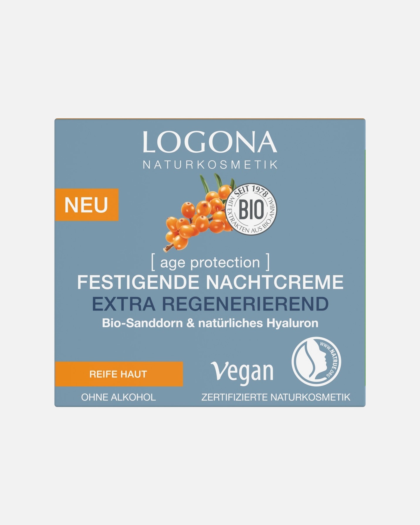 Nachtcrème voor UnisexLogonaAge Protectionextra herstellend50 ml