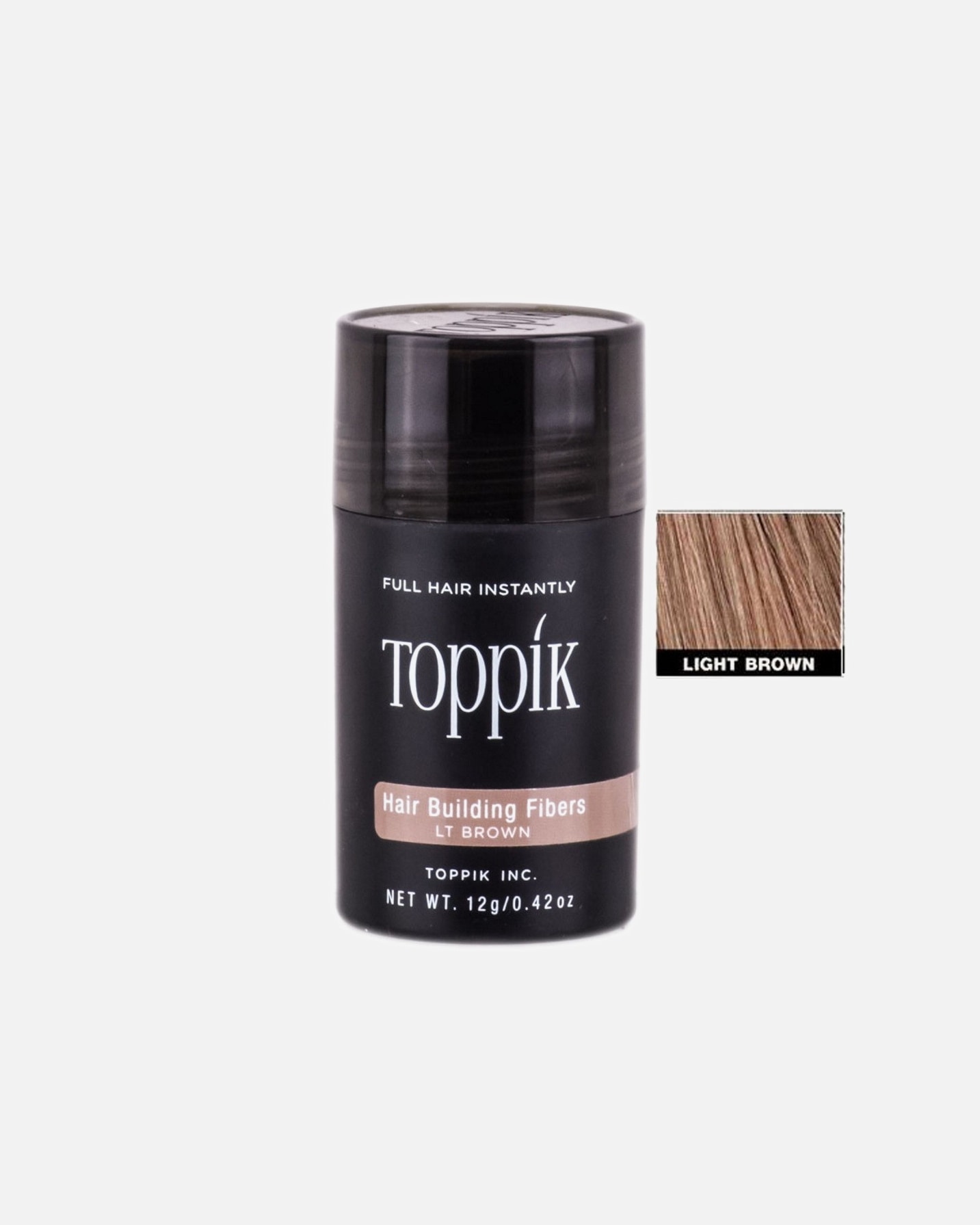 Setting lotion voor UnisexToppikHair Building FibersLicht Bruin