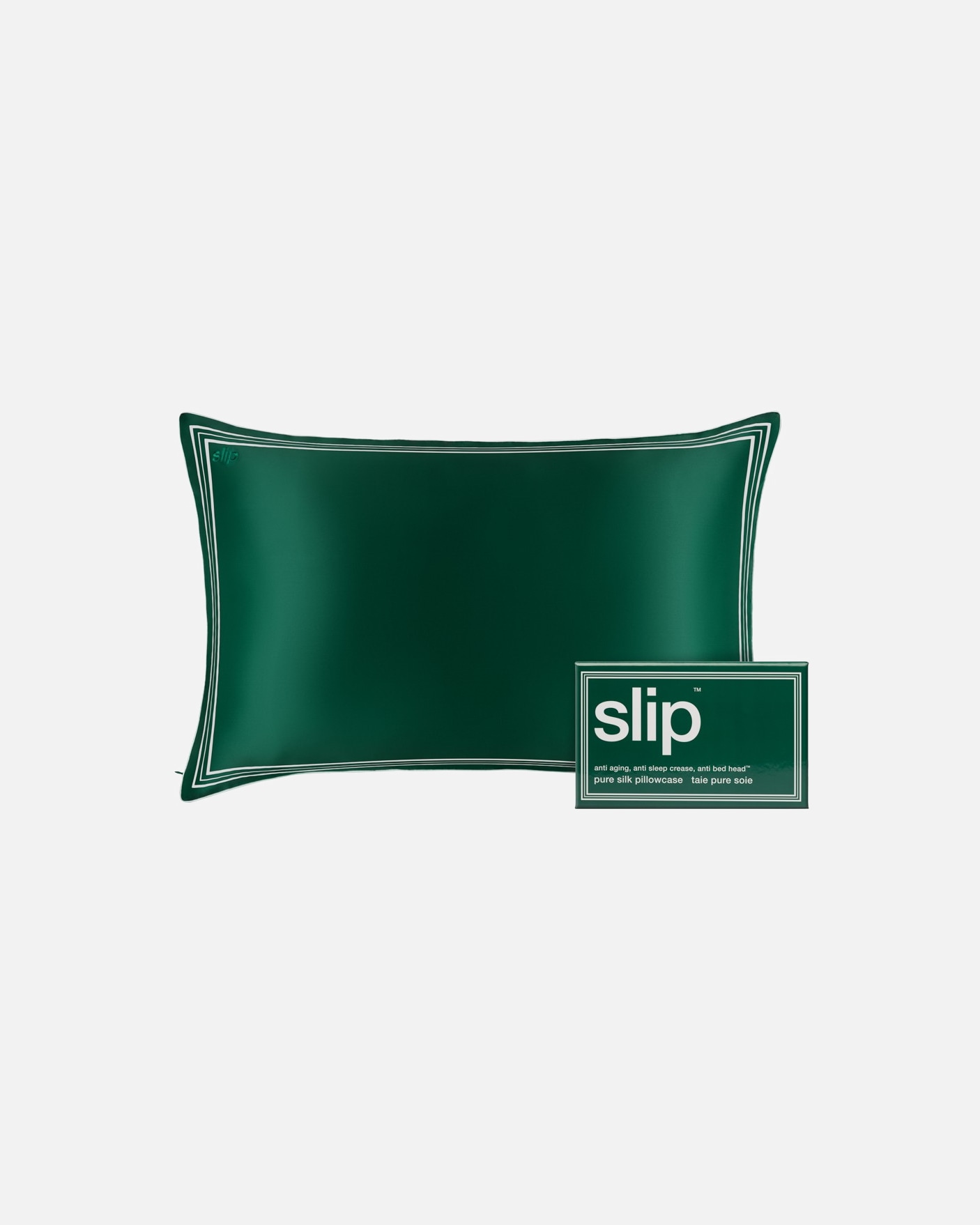 Kussen voor UnisexSlipPure Zijden Queen Kussensloop 51 X 76 - The Green1 stuk