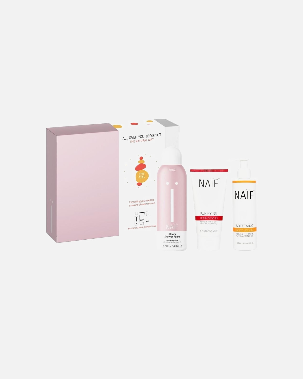 Lichaamsverzorgingsset voor UnisexNaifAll Over Your Body1 stuk