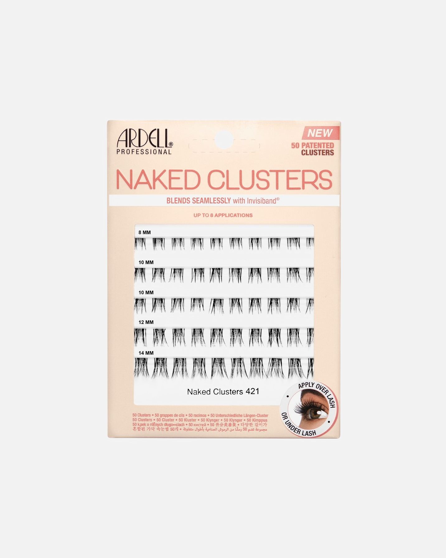 Nepwimpers voor UnisexArdellNaked Clusters 4211 stuk