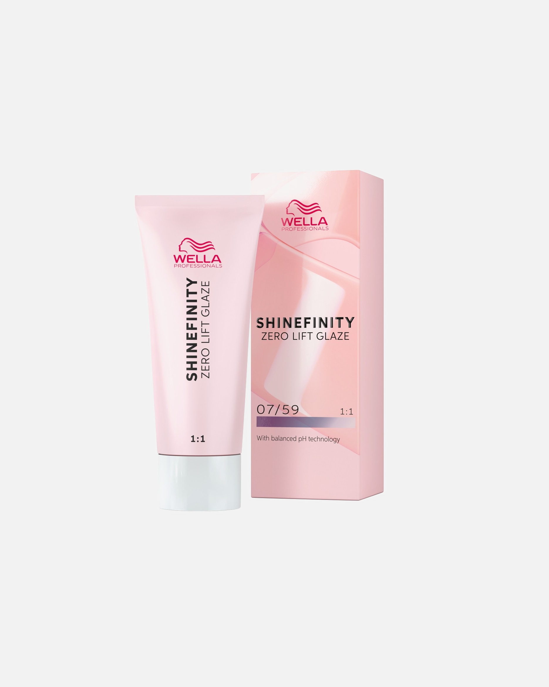Kleurspoeling voor UnisexWella ProfessionalsShinefinity Zero Lift Gaze Demi-permanente Gel-Cremetönung07/59 Cool Strawberry Wine