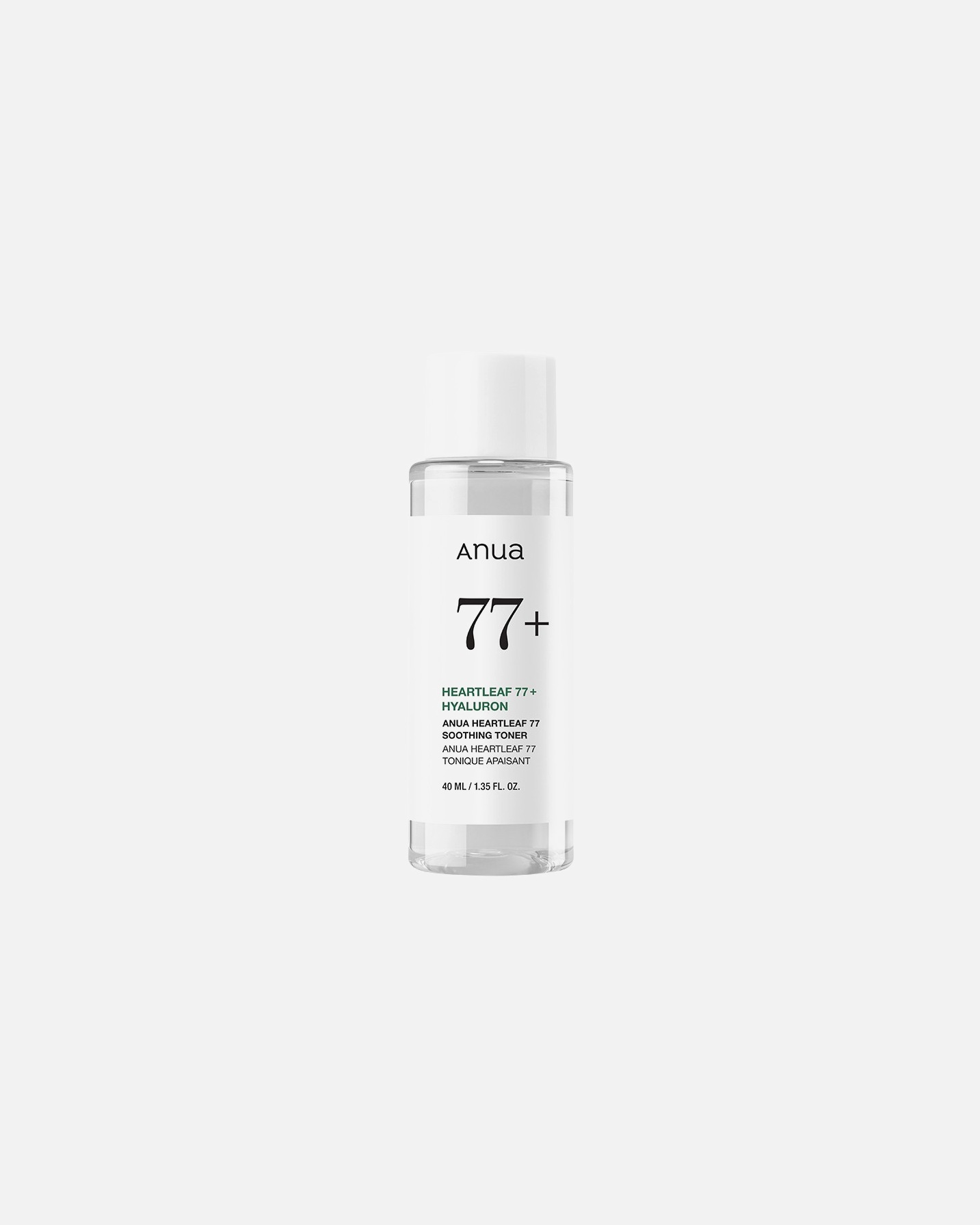 Gezichtstoner voor UnisexAnuaHeartleaf 77% soothing toner40 ml