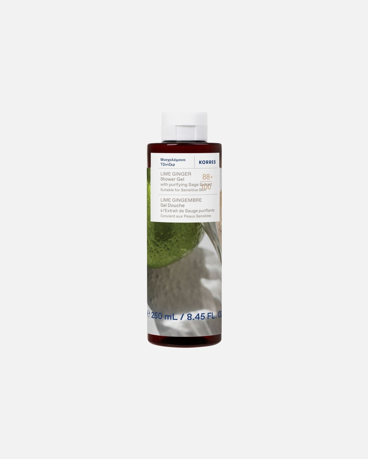 Douchegel voor UnisexKORRESLime Ginger250 ml