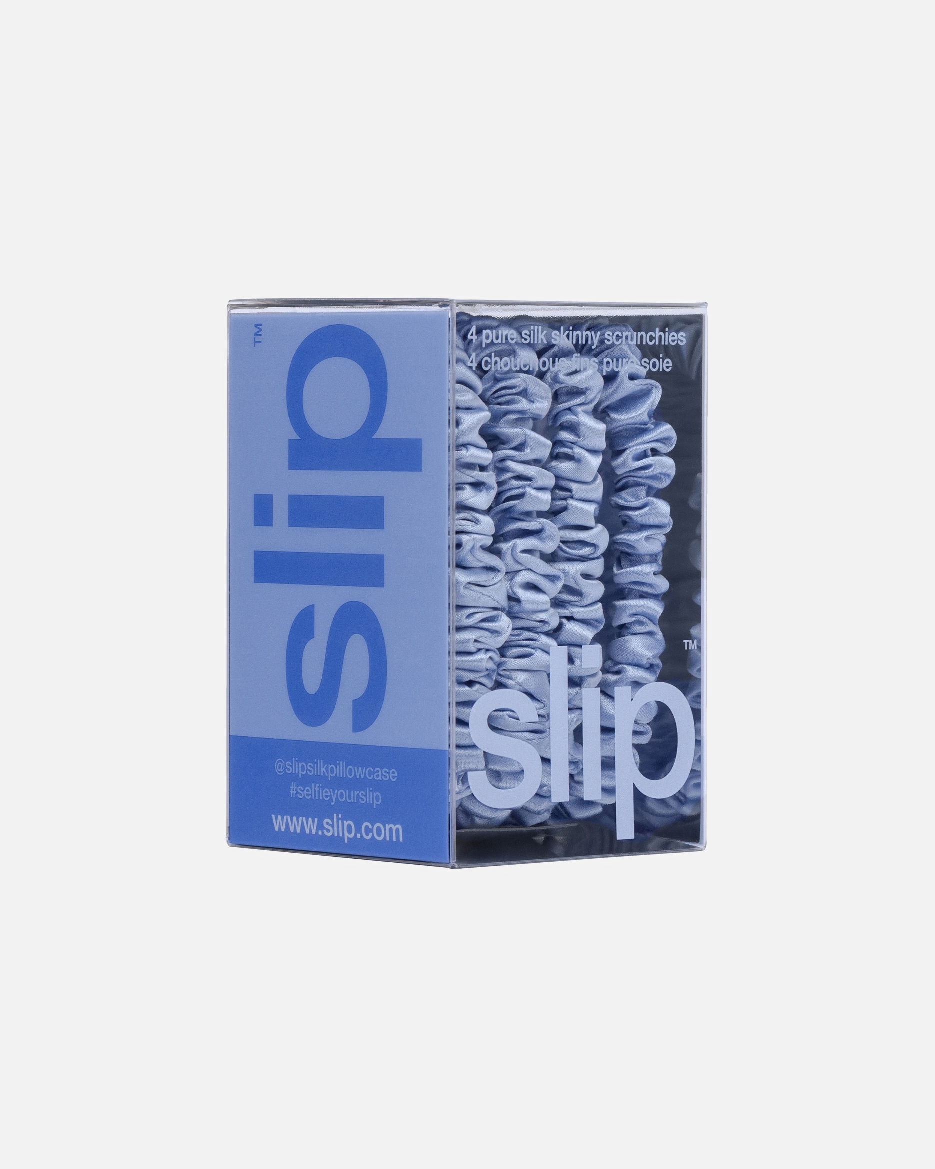 Haar-accessoire voor UnisexSlipPure Zijden Skinny Scrunchies - Korenbloem1 stuk