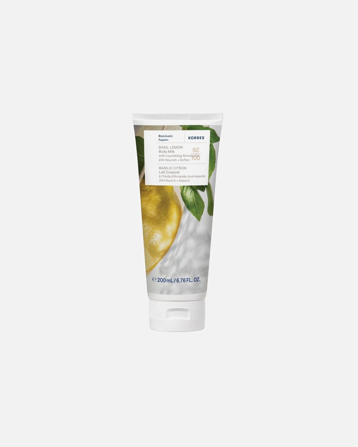 Body milk voor UnisexKORRESBasil Lemon200 ml
