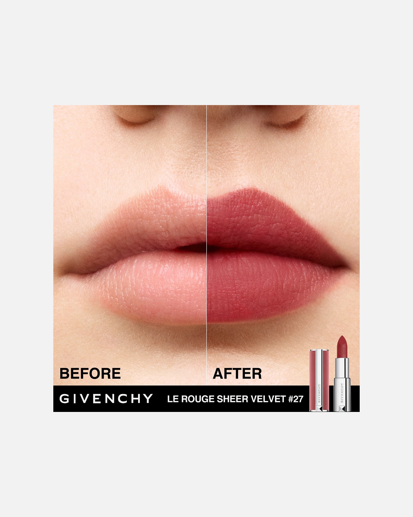 Lipstick voor UnisexLe Rouge Deep VelvetN° 27 Rouge Infusé