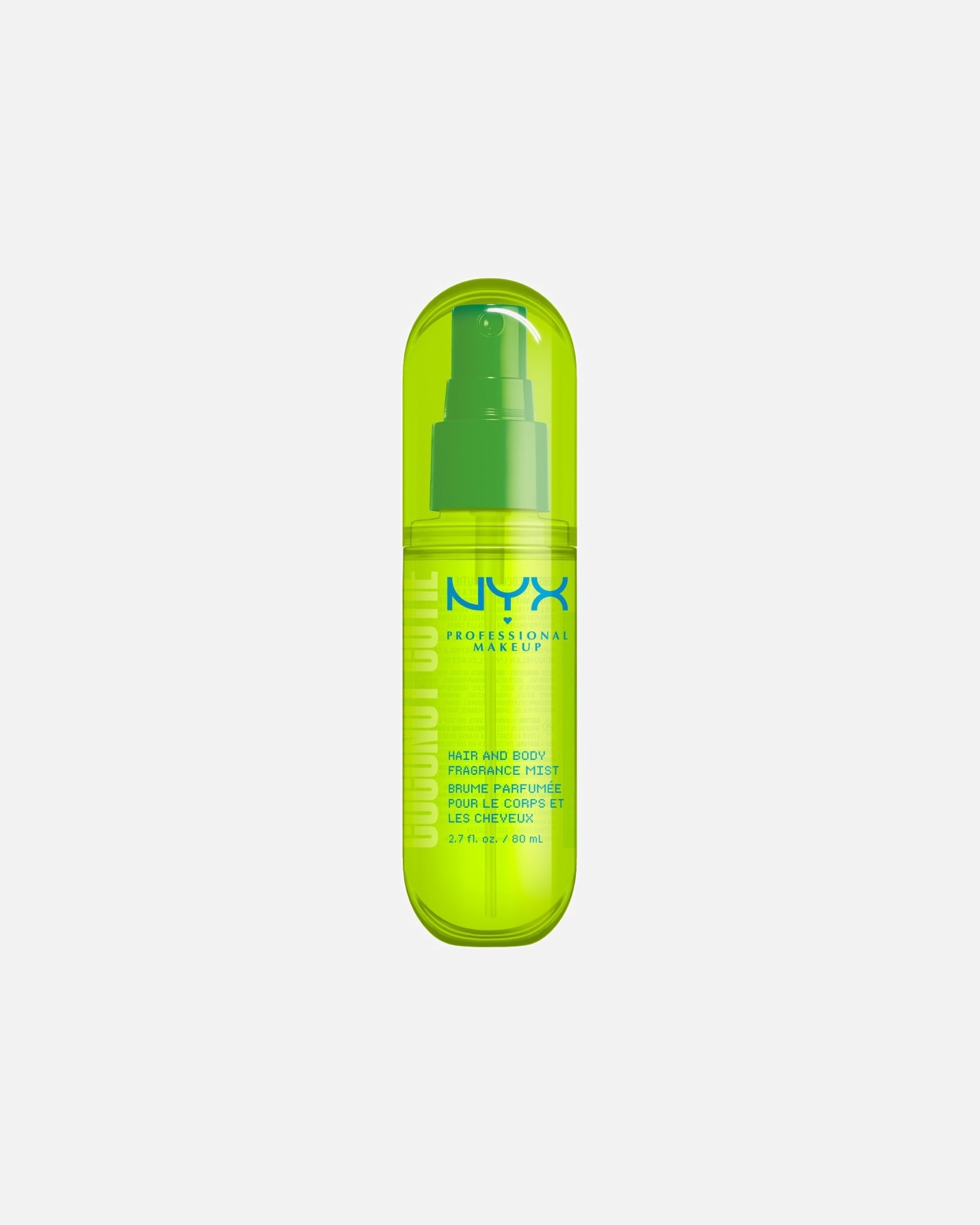 Lichaamsspray voor UnisexNYX Professional MakeupFat Oil BodyHair & Body Mist Coconut Cutie80 ml