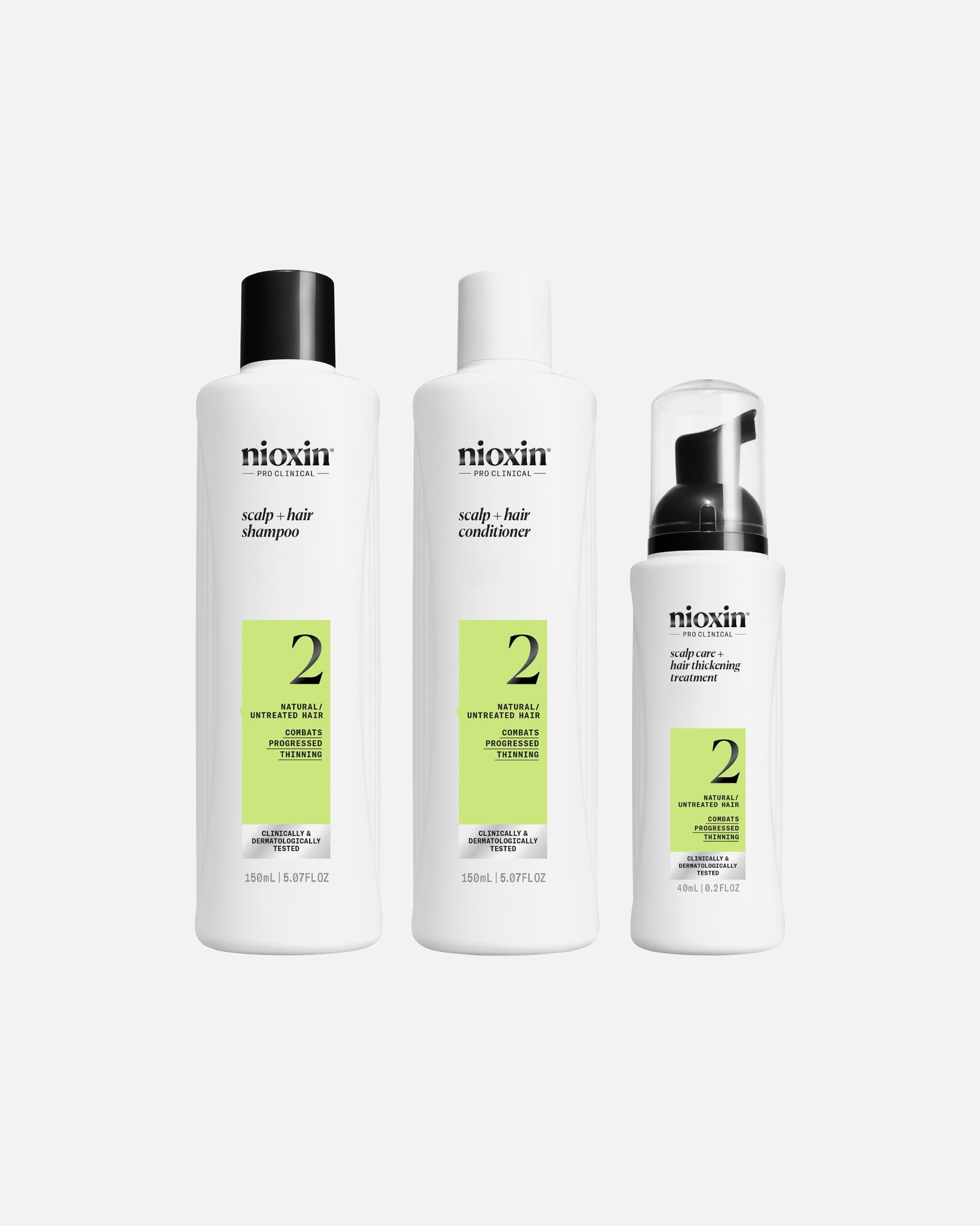 Haarverzorgingsset voor UnisexNioxinSystem 2Nioxin System 2 Trial KitShampoo & Conditioner 150 ml + Treatment 40 ml