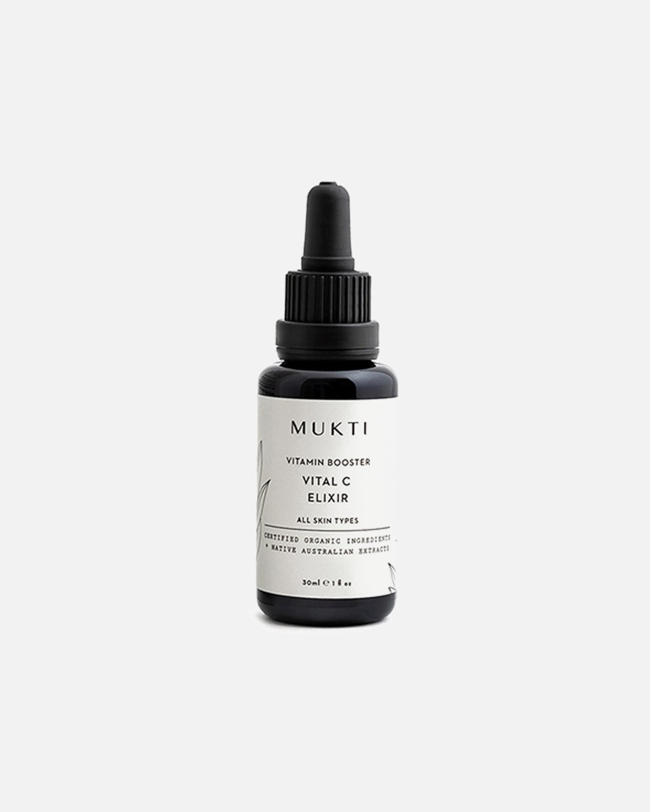 Hydraterend serum voor UnisexMukti OrganicsVital C Elixir30 ml