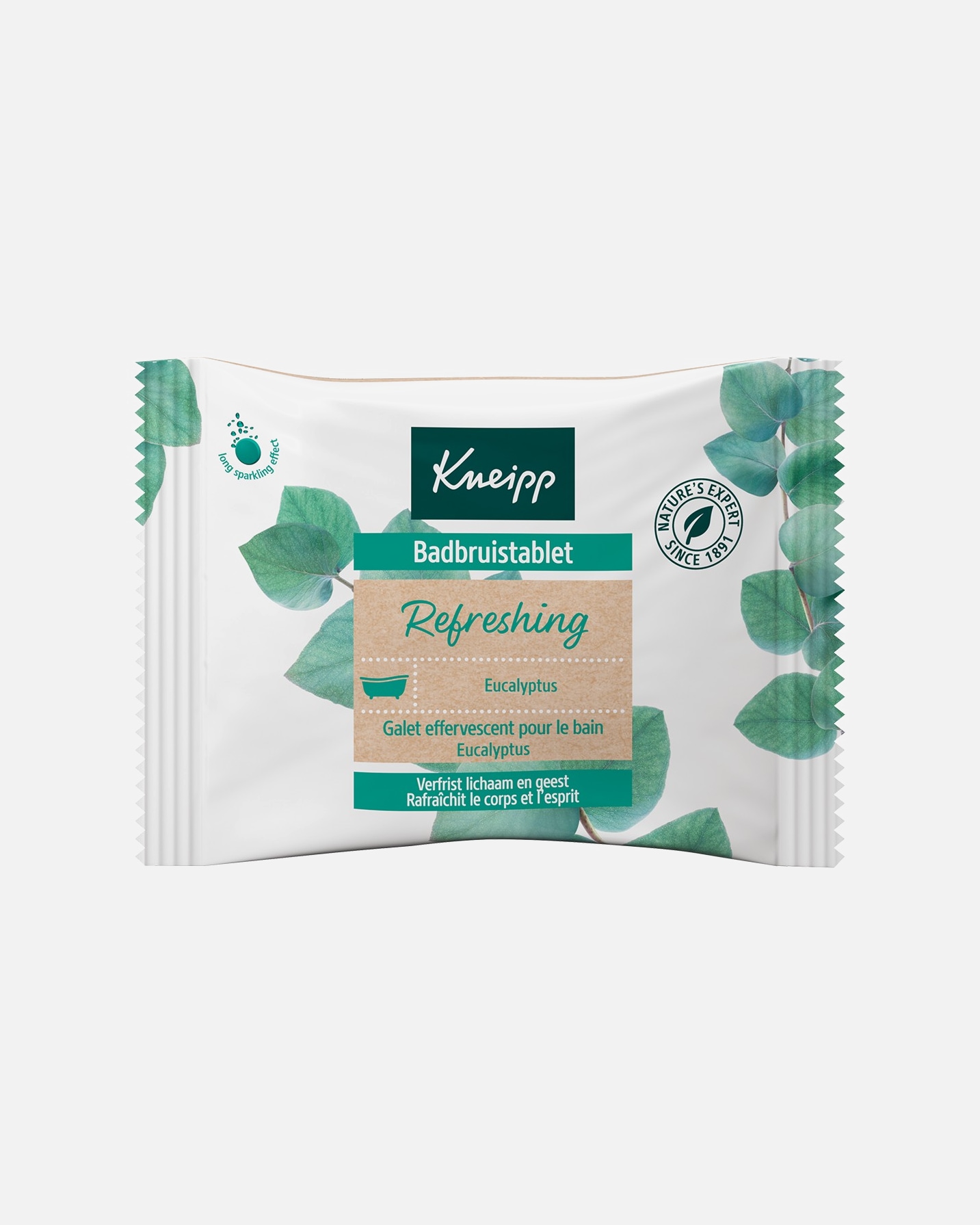 Bad- en doucheproduct voor UnisexKneippBadbruistablet Refreshing80 g