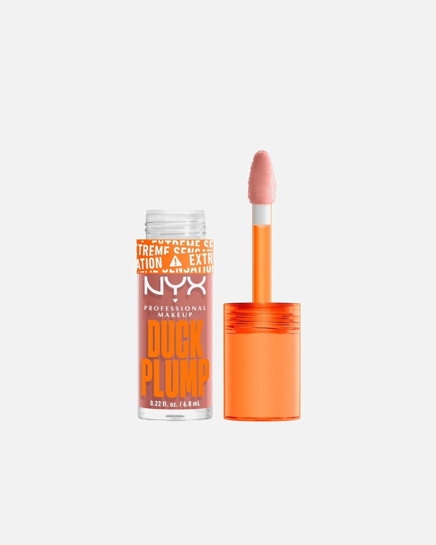 Lipgloss voor NYX Professional MakeupDuck Plump LipglossBANGIN' BARE