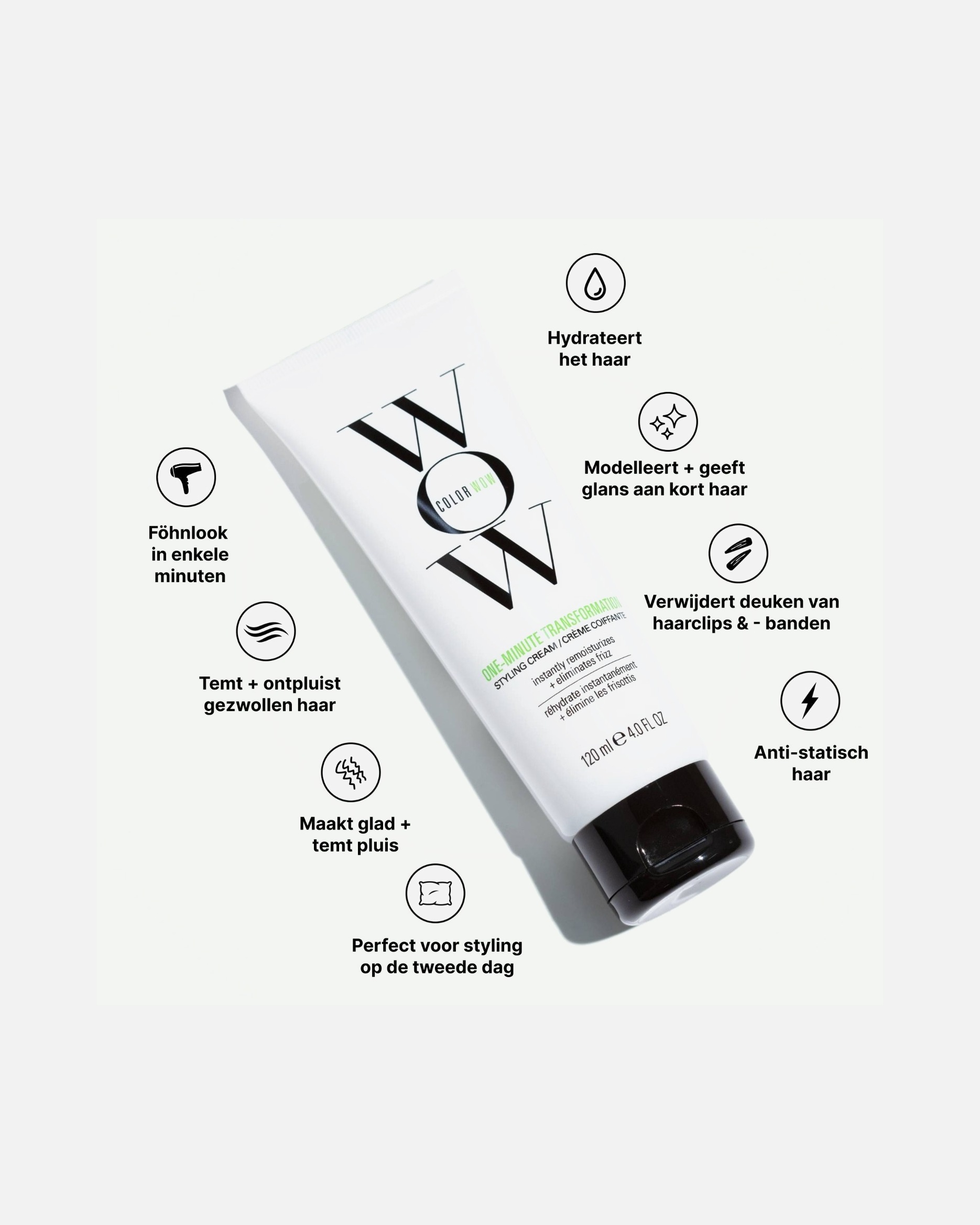 Haarcrème voor UnisexCOLOR WOWOne-Minute Transformation Styling Cream120 ml