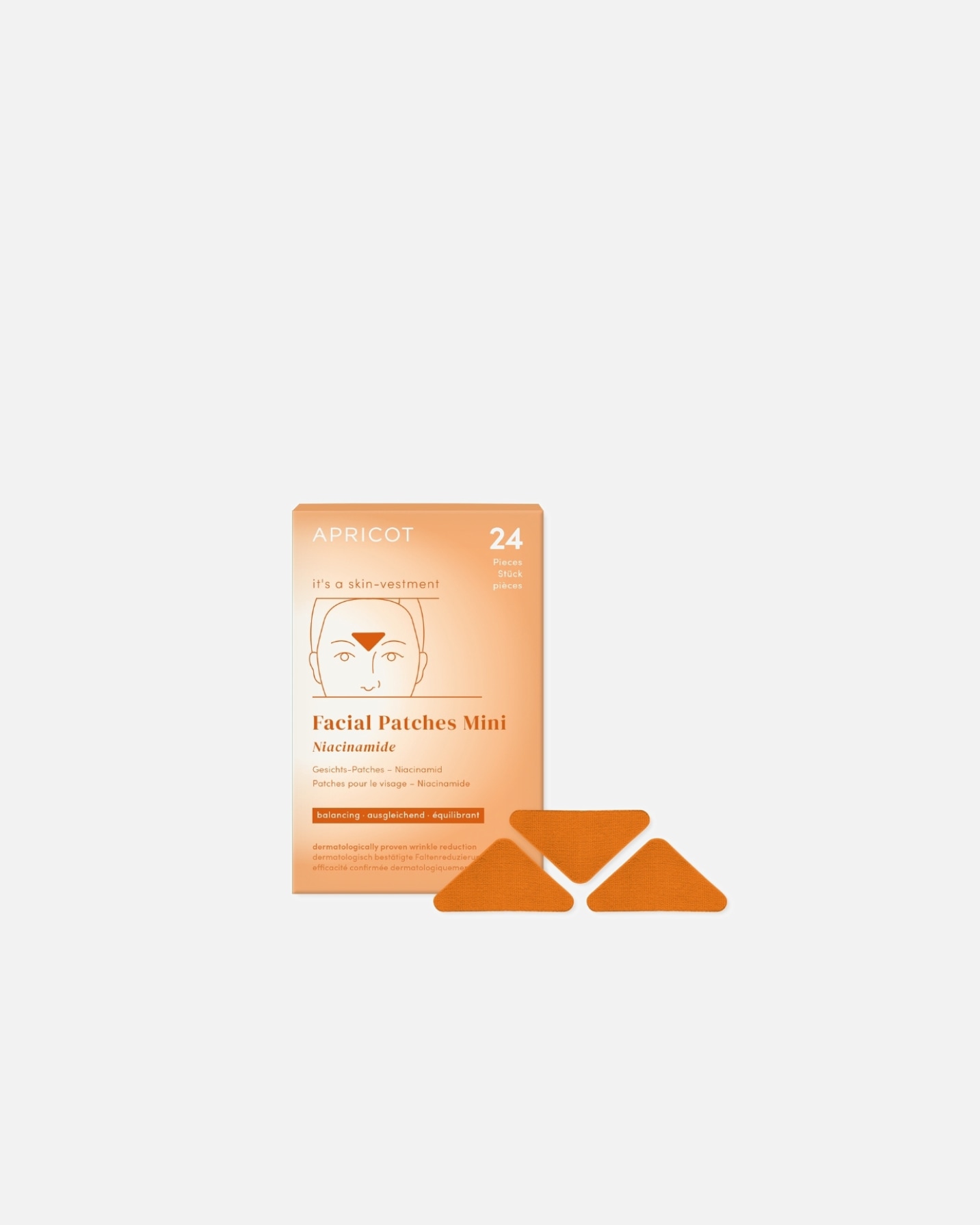 Anti-aging masker voor UnisexApricotFacial Patches Mini Niacinamide1 stuk