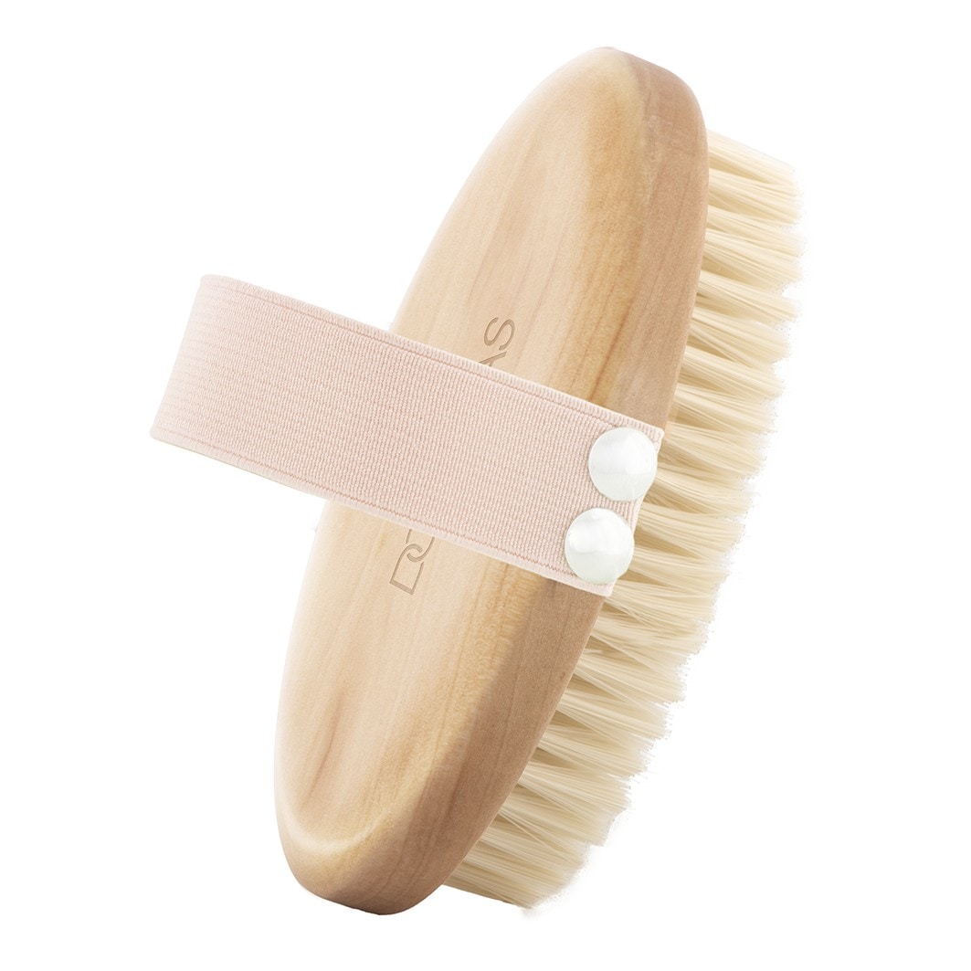 Dry body brush