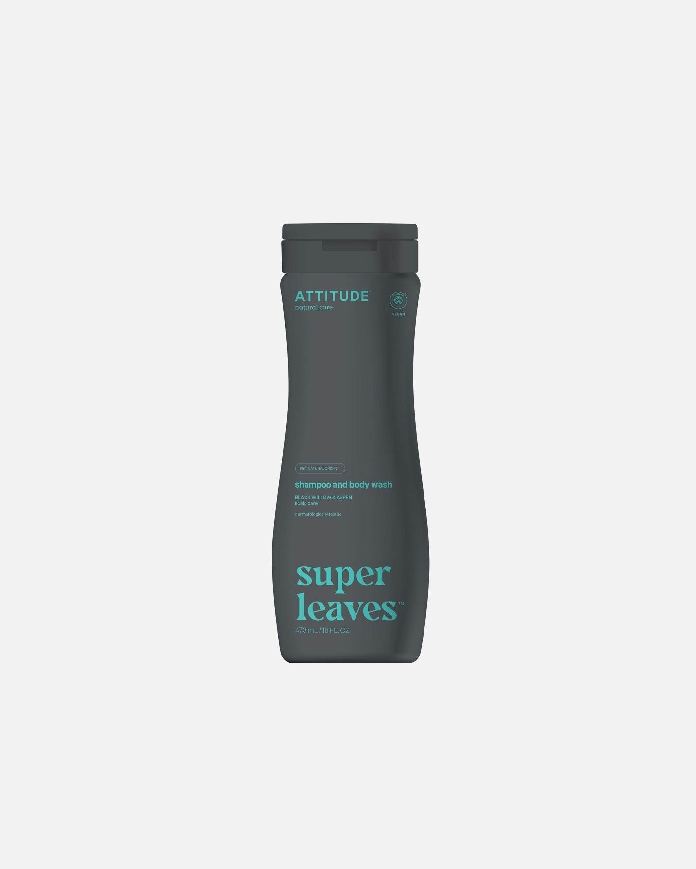 Haarshampoo voor AttitudeSuper Leaves ScienceShampoo & Body Wash 2-in-1 - Scalp Care MEN473 ml