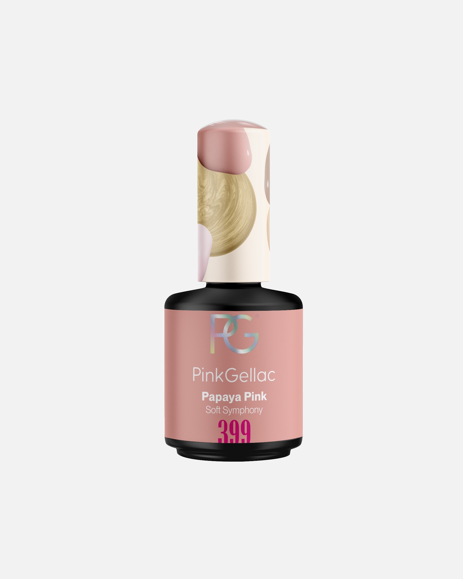 UV-nagellak voor UnisexPink GellacGel Nagellak399 Papaya Pink