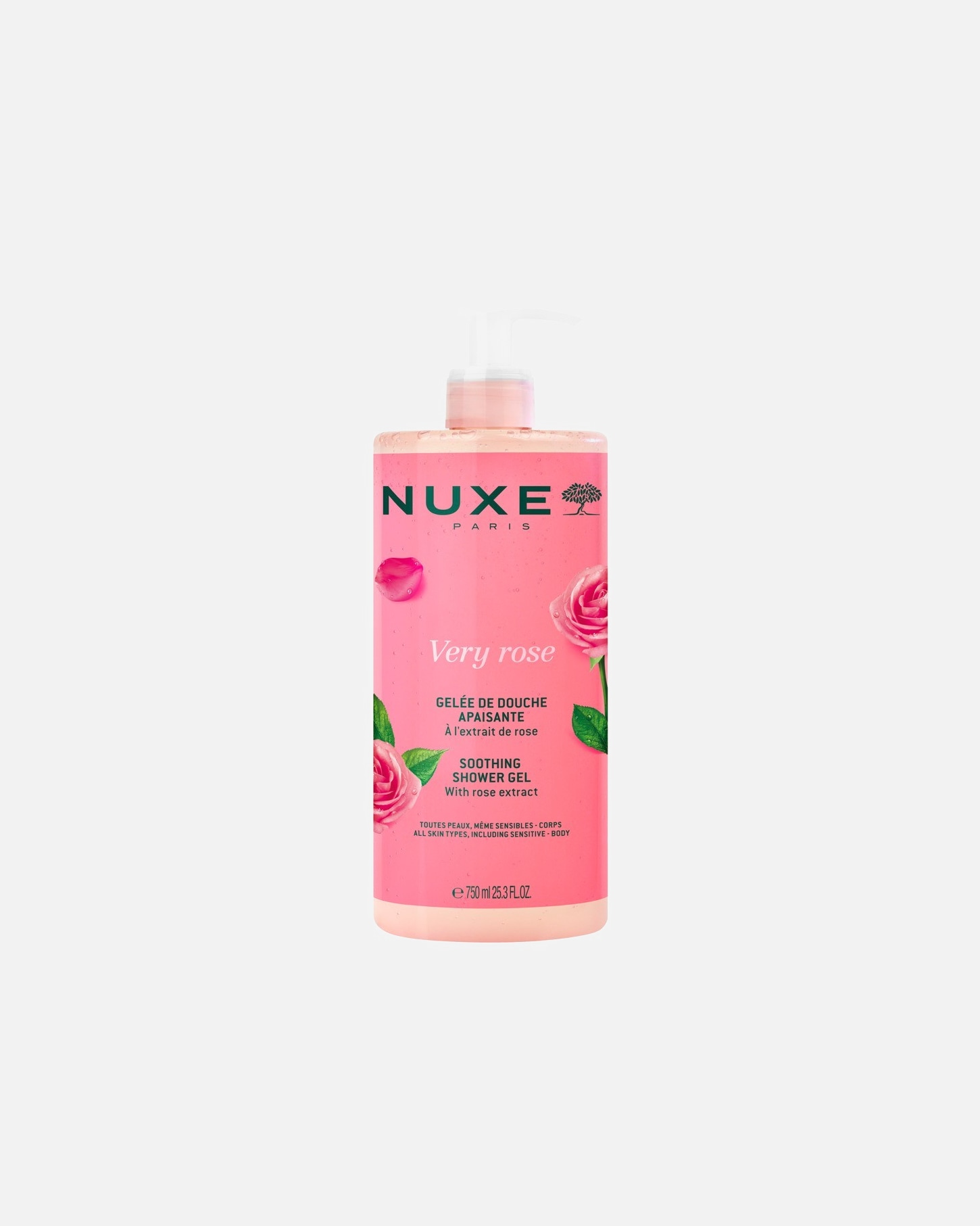 Douchegel voor NUXEVery RoseSoothing Shower Gel750 ml