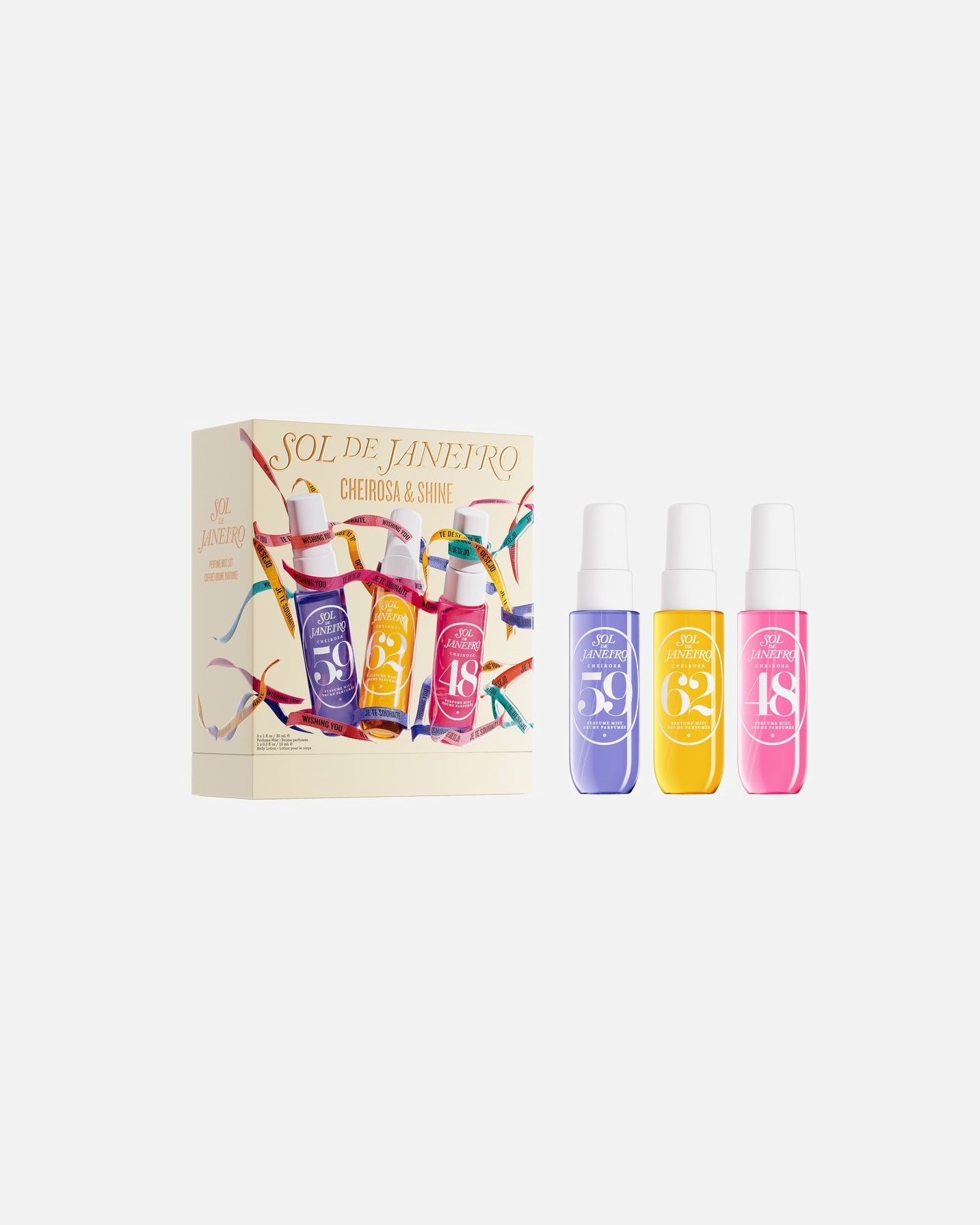 Geurset voor UnisexSol de JaneiroBrazilian CrushCheirosa & Shine1 stuk
