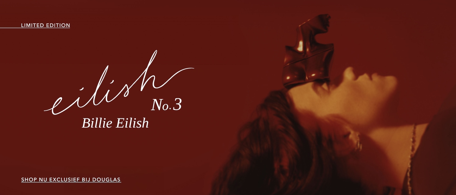 Ontdek de limited edition Eilish No. 3 van Billie Eilish, exclusief bij Douglas, en ervaar een nieuwe dimensie van geur. Shop nu!