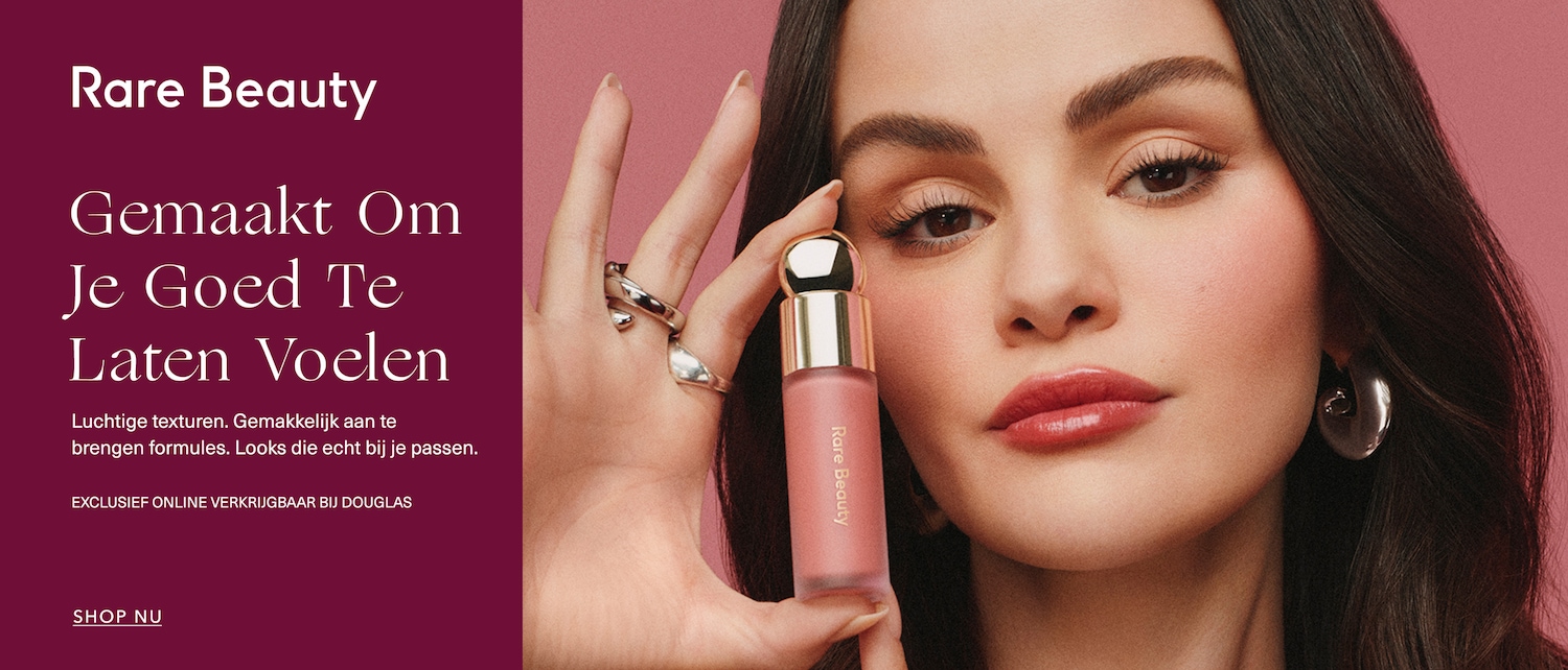 Rare Beauty product, ontworpen om je goed te laten voelen, met lichte texturen en makkelijk aan te brengen formules, exclusief online verkrijgbaar bij Douglas. Shop nu!