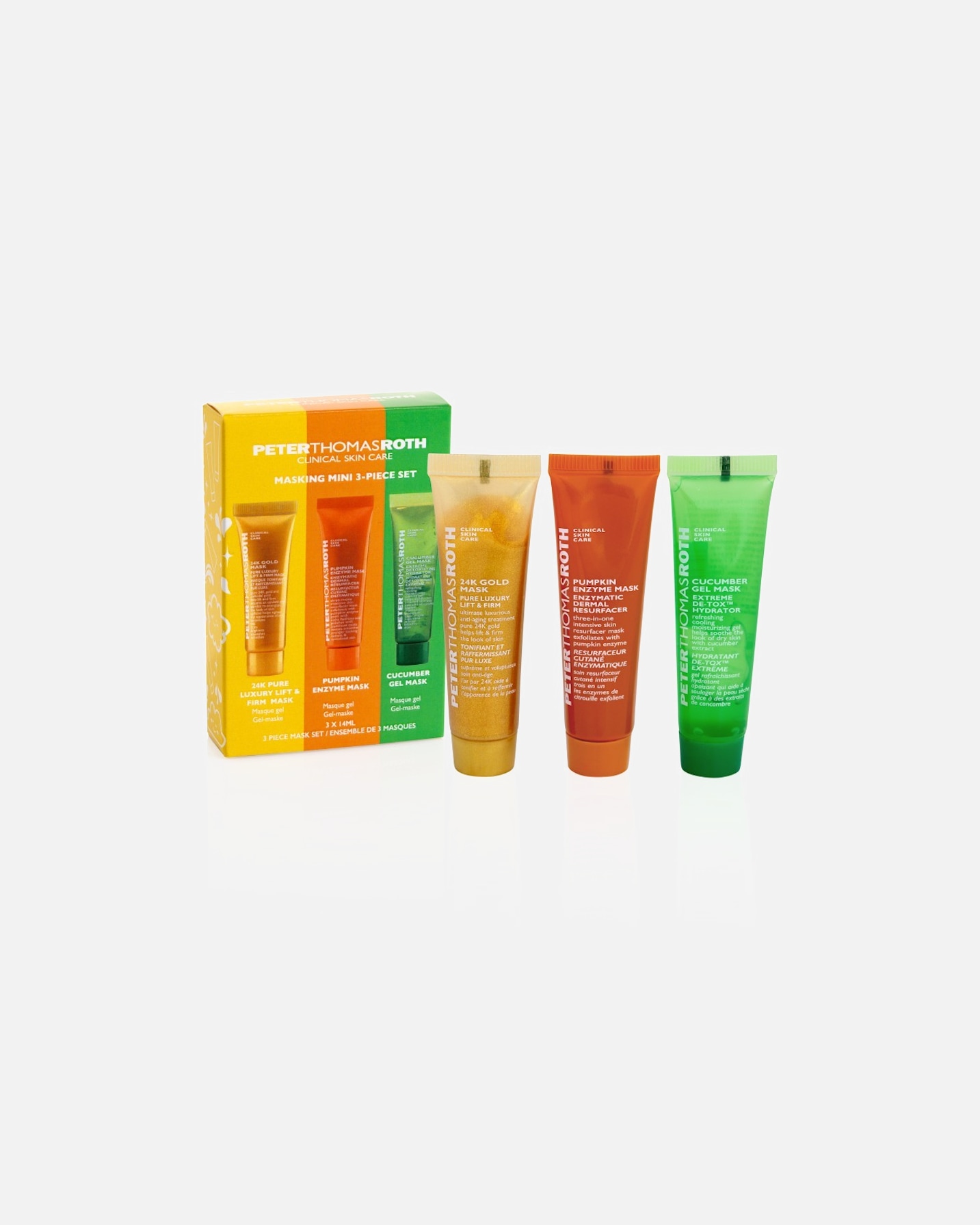 Gezichtsverzorgingsset voor UnisexPeter Thomas RothMasking Mini 3-Piece Set1 stuk