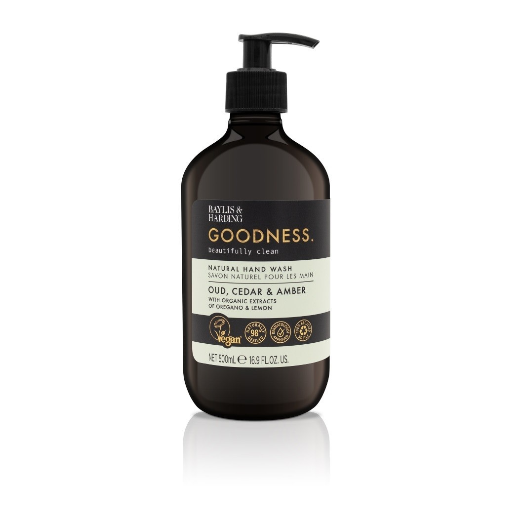 Goodness Hand Wash Oud, Cedar & Amber Hand Soap