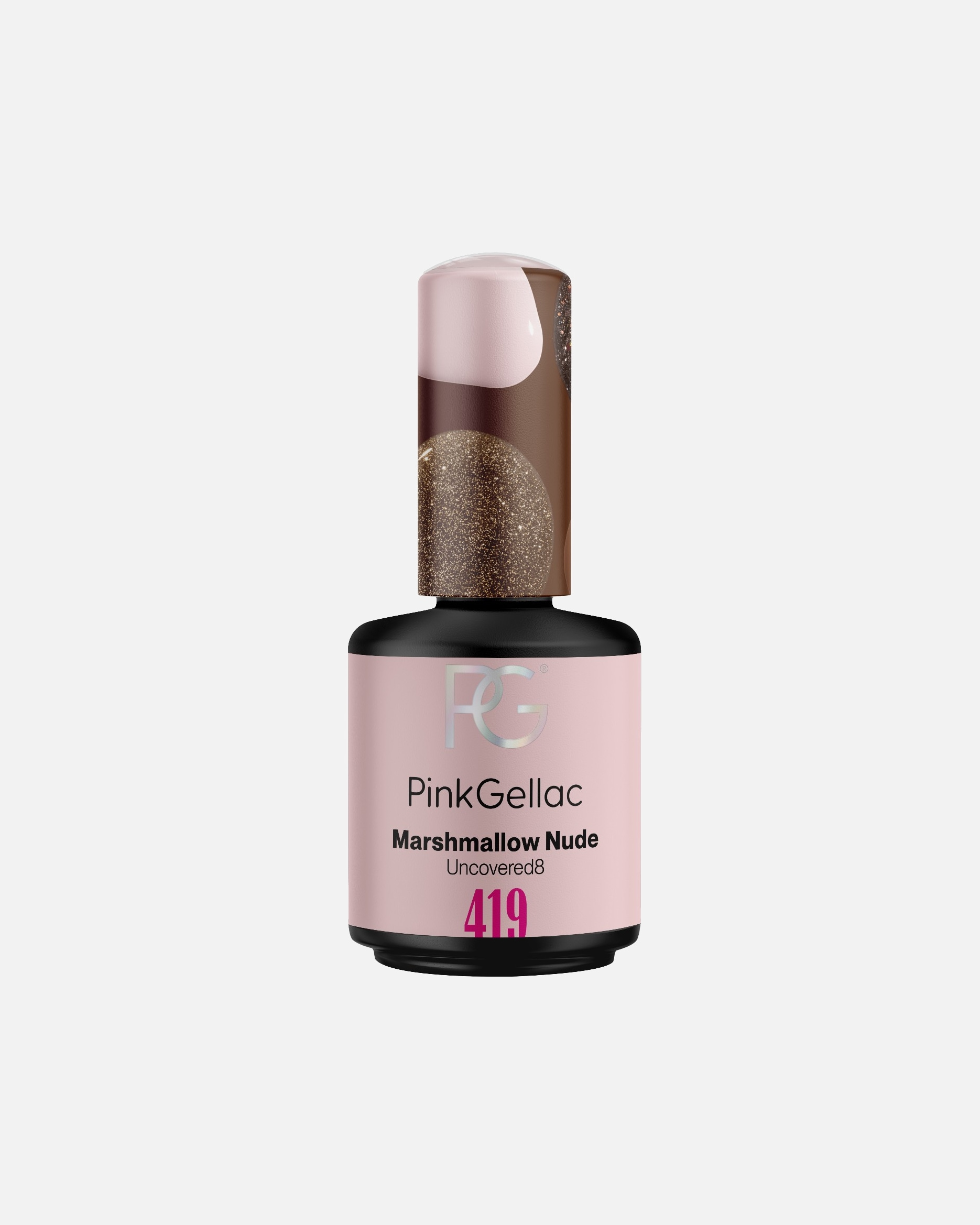 UV-nagellak voor UnisexPink GellacGel Nagellak419 Marshmallow Nude