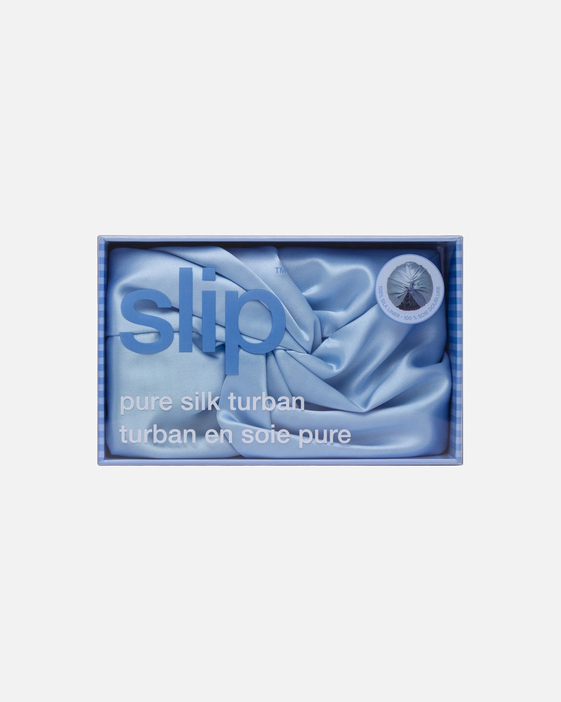 Haar-accessoire voor UnisexSlipSlip Pure Zijden Tulband - Korenbloem1 stuk