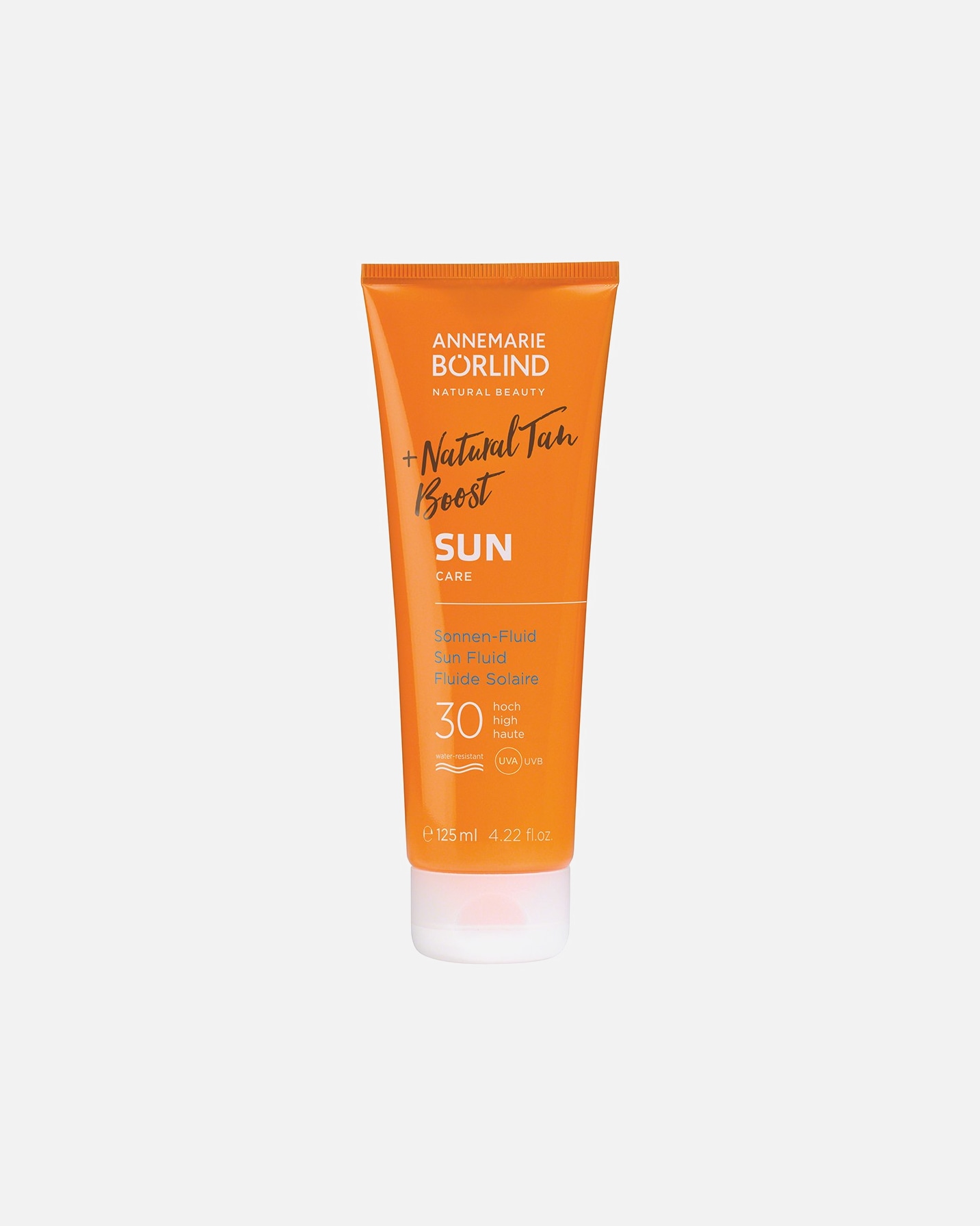 Zonnebrandcrème voor UnisexANNEMARIE BÖRLINDNatural Tan Boost Sun Fluid LSF 30125 ml