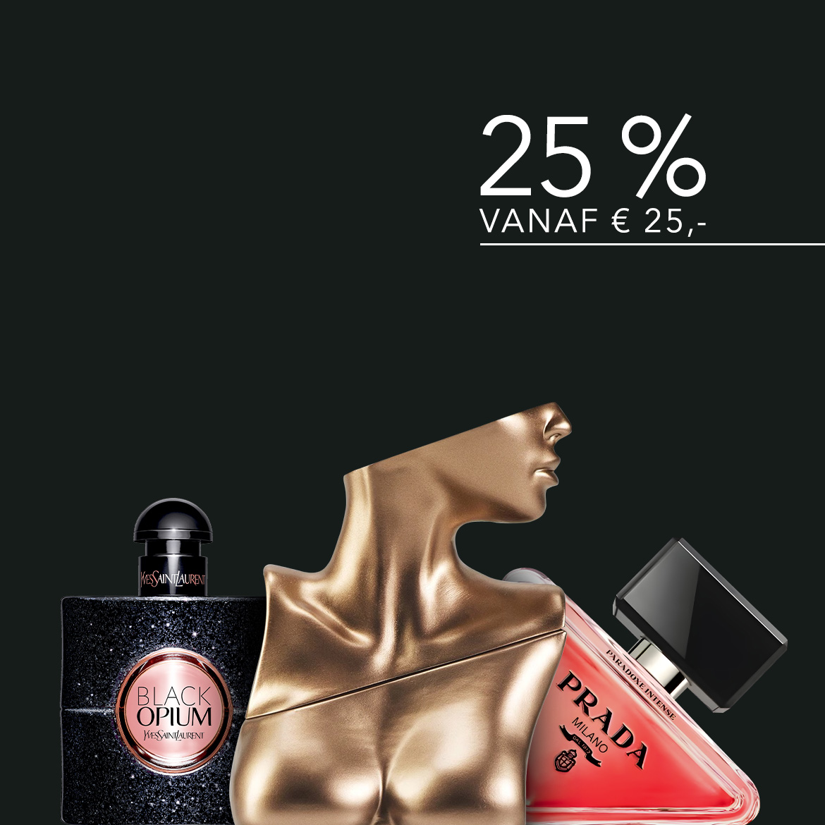 Ontdek de luxe van Yves Saint Laurent Black Opium en Prada Paradoxe Intense, nu met 25% korting vanaf €25!