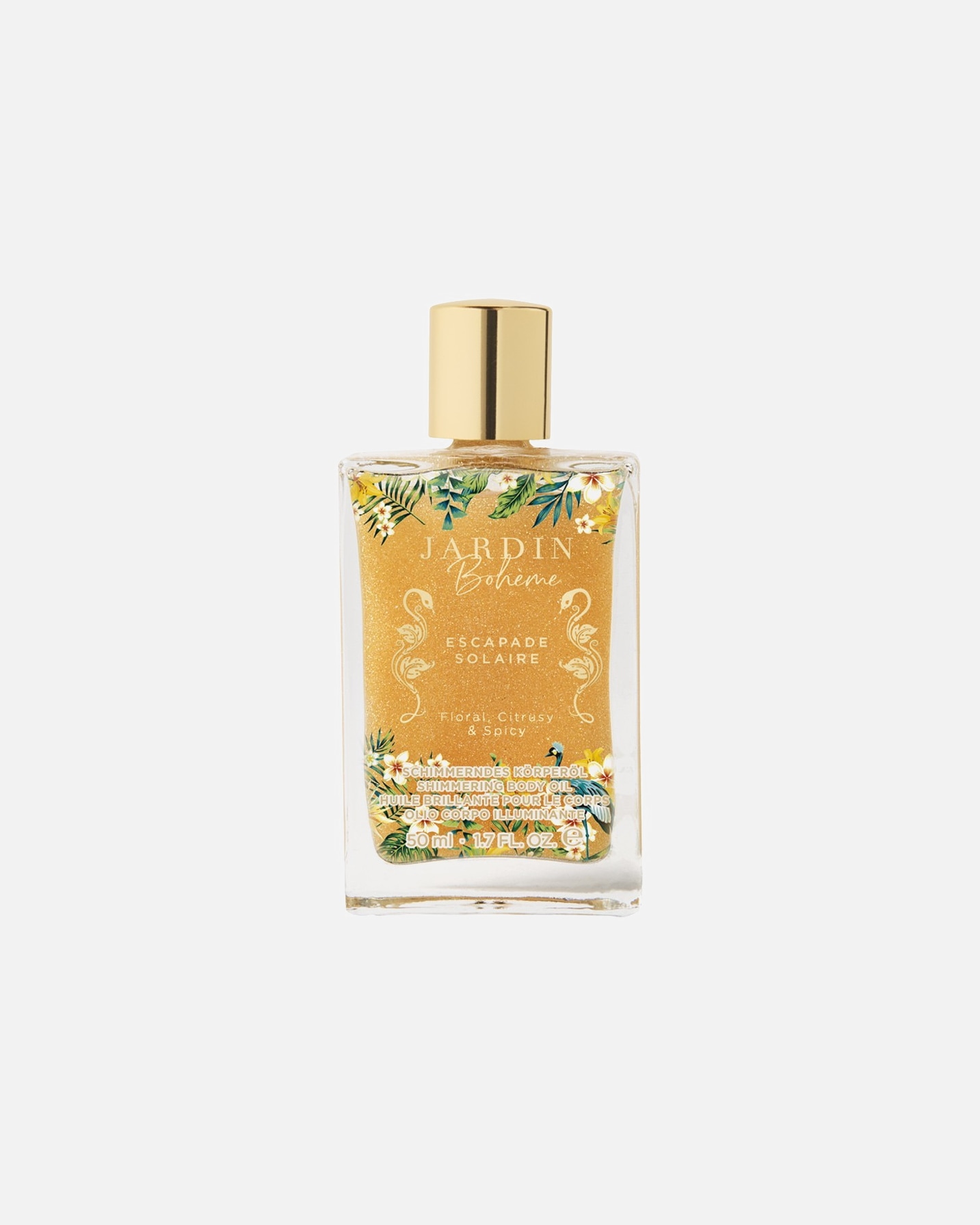 Body oil voor Jardin BohèmeEscapadeSolaire Oil Shine50 ml
