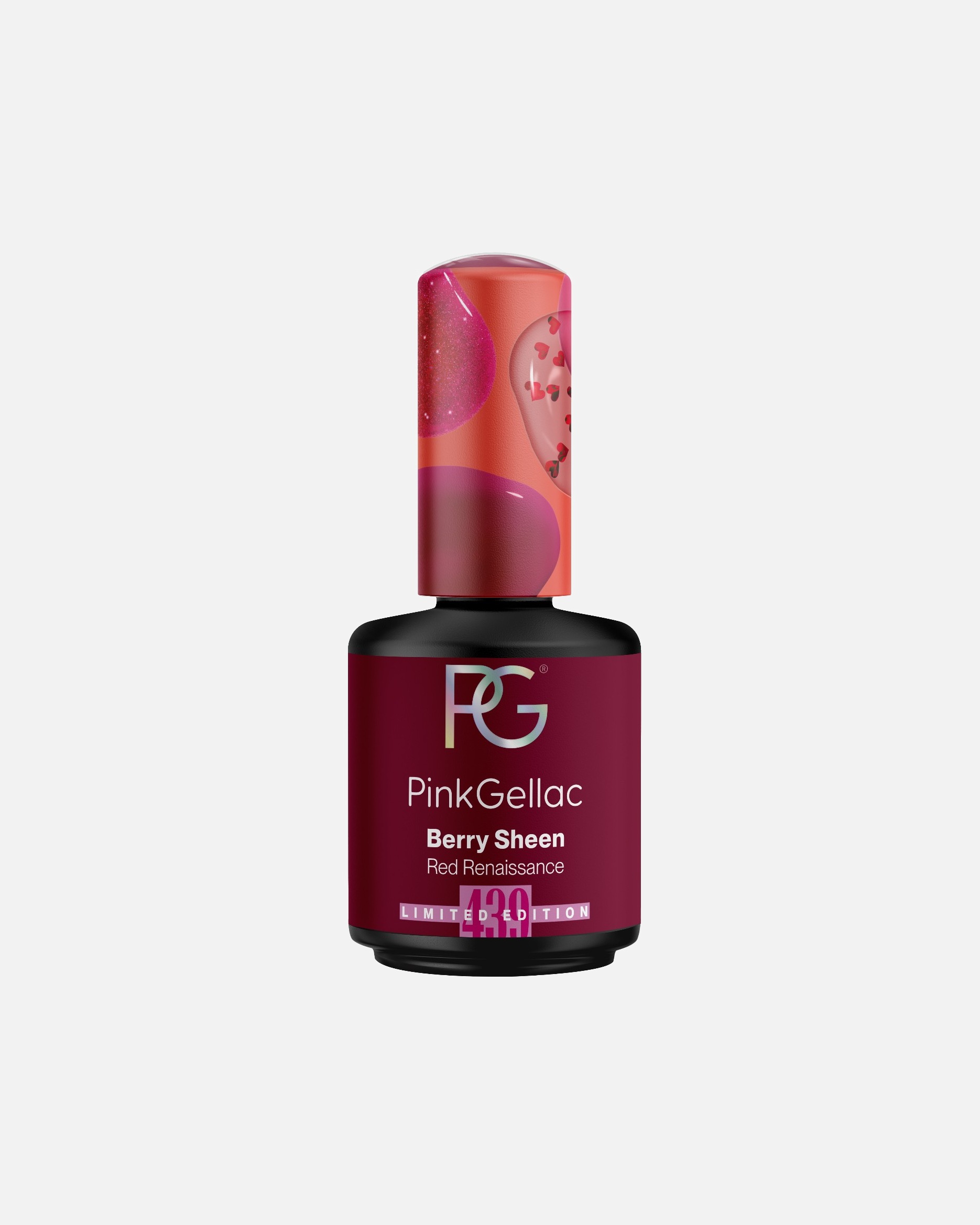 UV-nagellak voor UnisexPink GellacGel Nagellak439 Berry Sheen