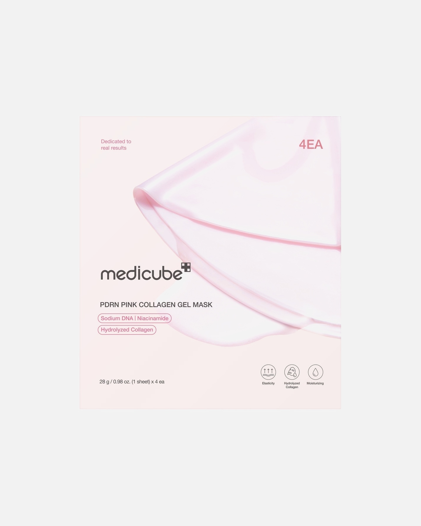 Sheetmasker voor UnisexMedicubePDRN PinkCollagen Gel Mask112 g