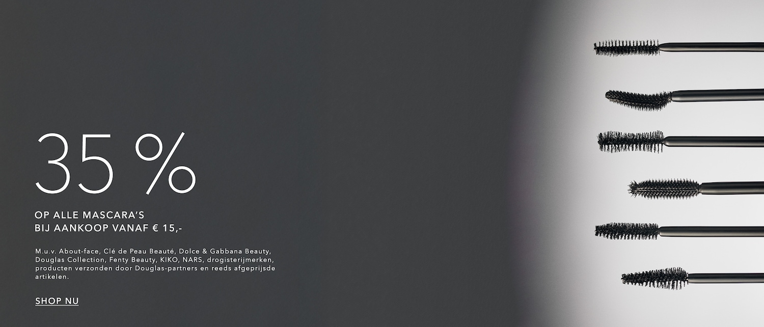 Profiteer van 35% korting op alle mascara's bij een aankoop vanaf €15, inclusief merken zoals About-face, Clé de Peau Beauté en meer. Shop nu!