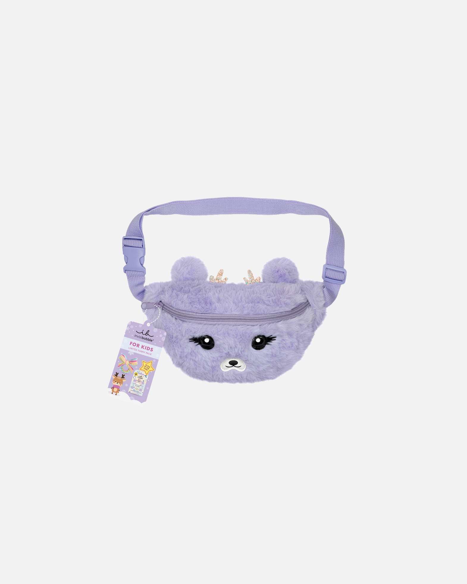 Haarverzorgingsset voor UnisexInvisibobbleKIDS Cozy Reindeer Set1 stuk