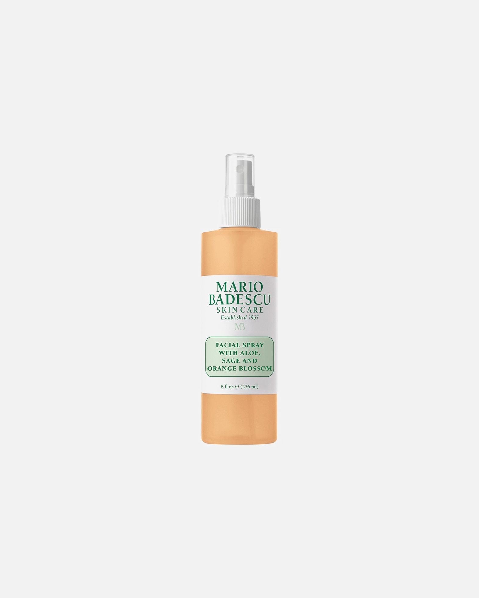 Gezichtsspray voor UnisexMario BadescuFace SpaFacial Spray with Aloe, Sage and Orange BlossomFacial Spray with Aloe, Sage and Orange Blossom