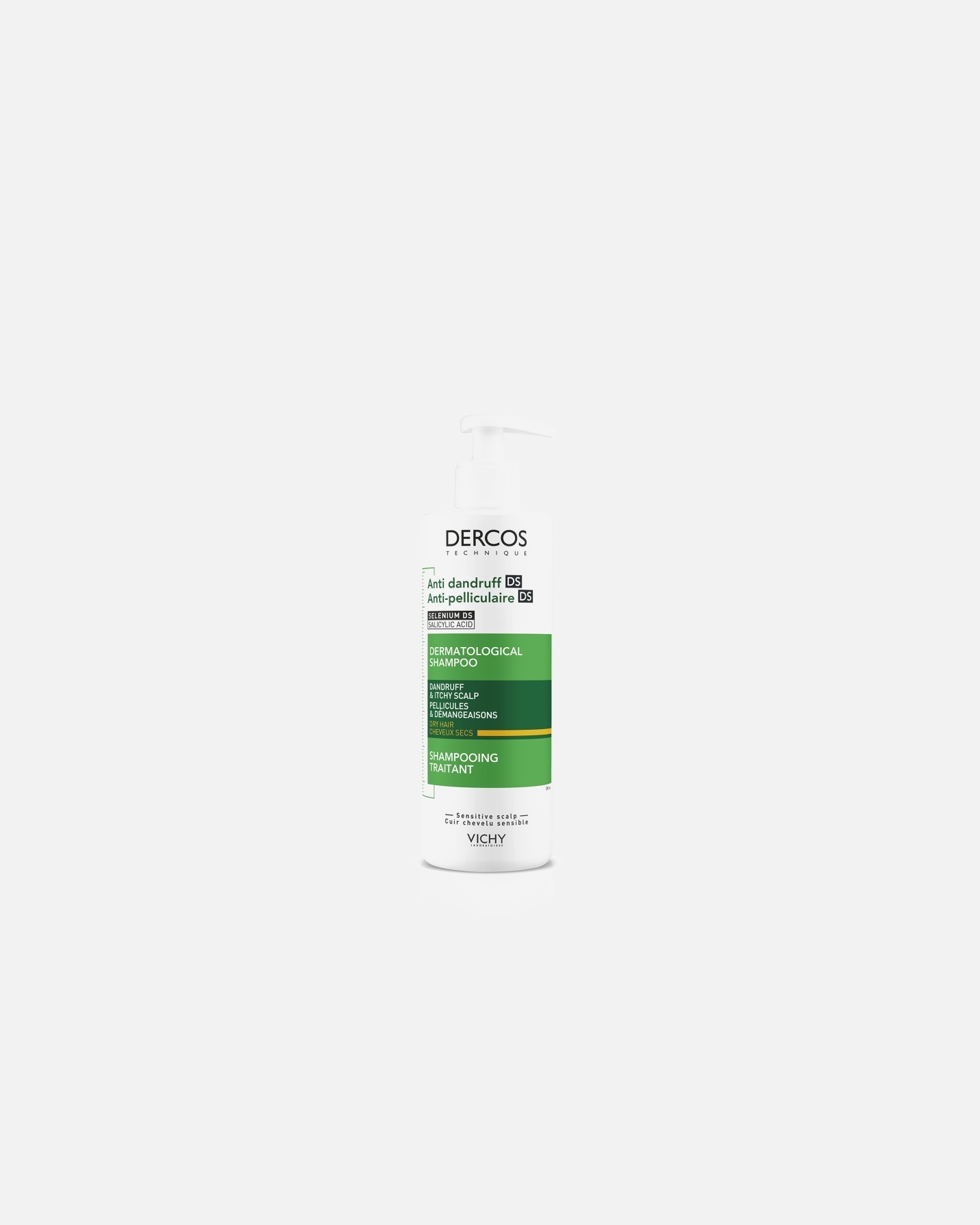 Haarshampoo voor UnisexVichyDercosAnti-roos voor droog haar390 ml