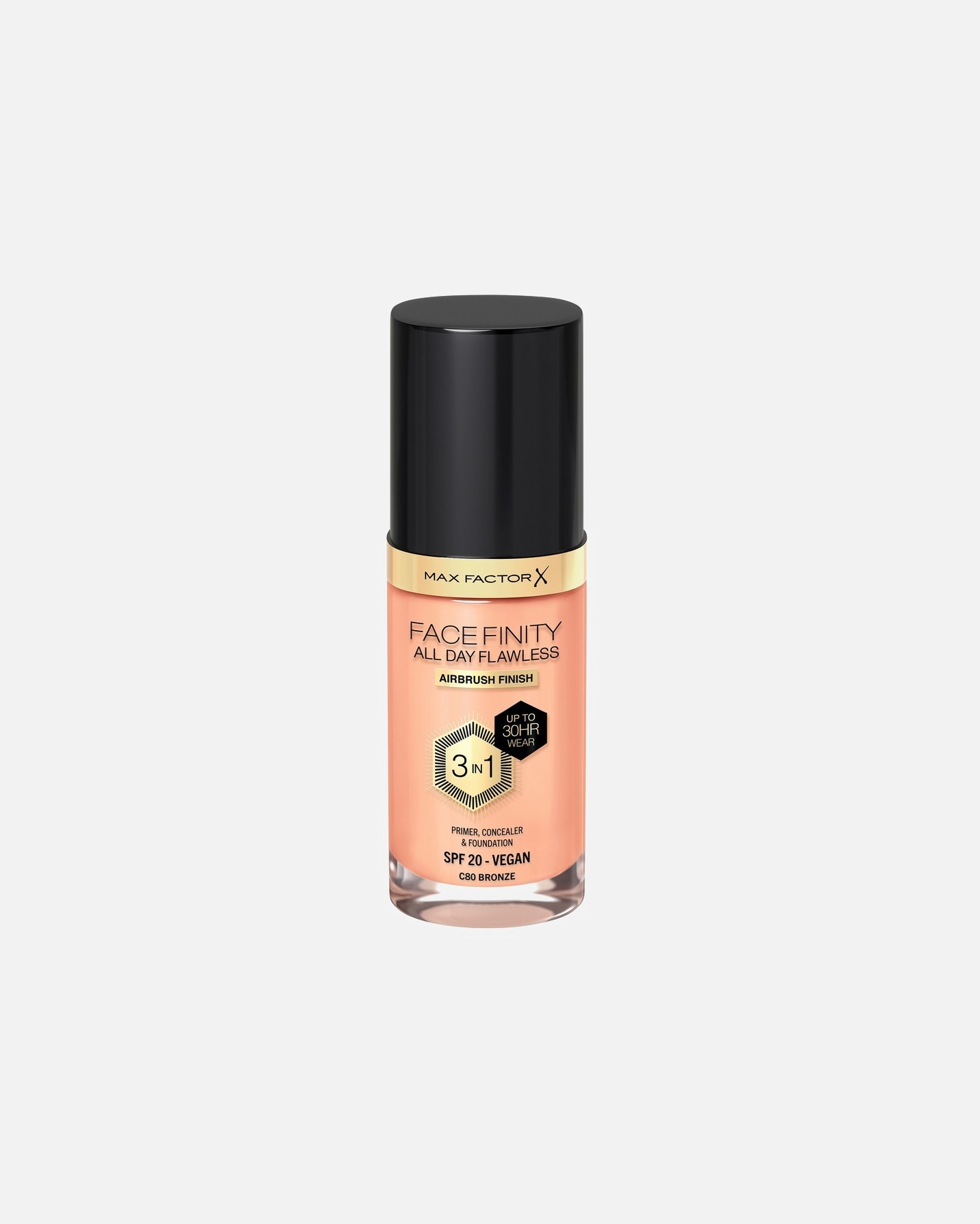 Foundation voor UnisexMax FactorFacefinity All Day Flawless80 - Bronze