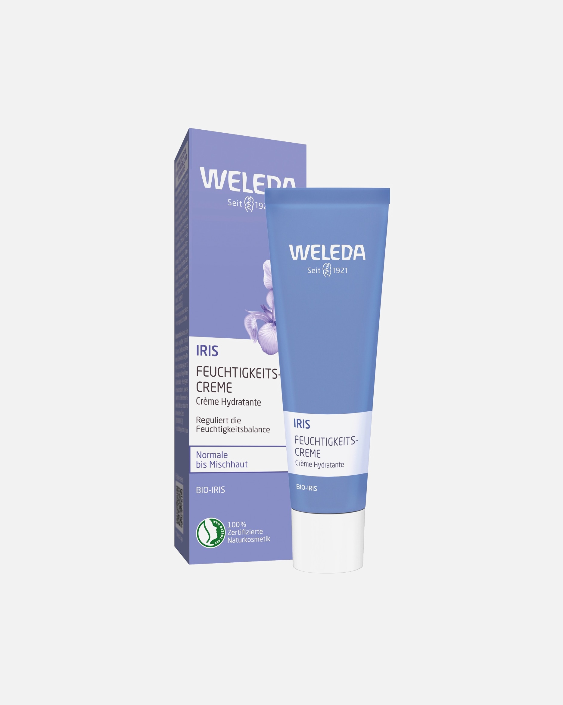Gezichtscrème voor UnisexWeledaIrisVochtinbrengende crème30 ml