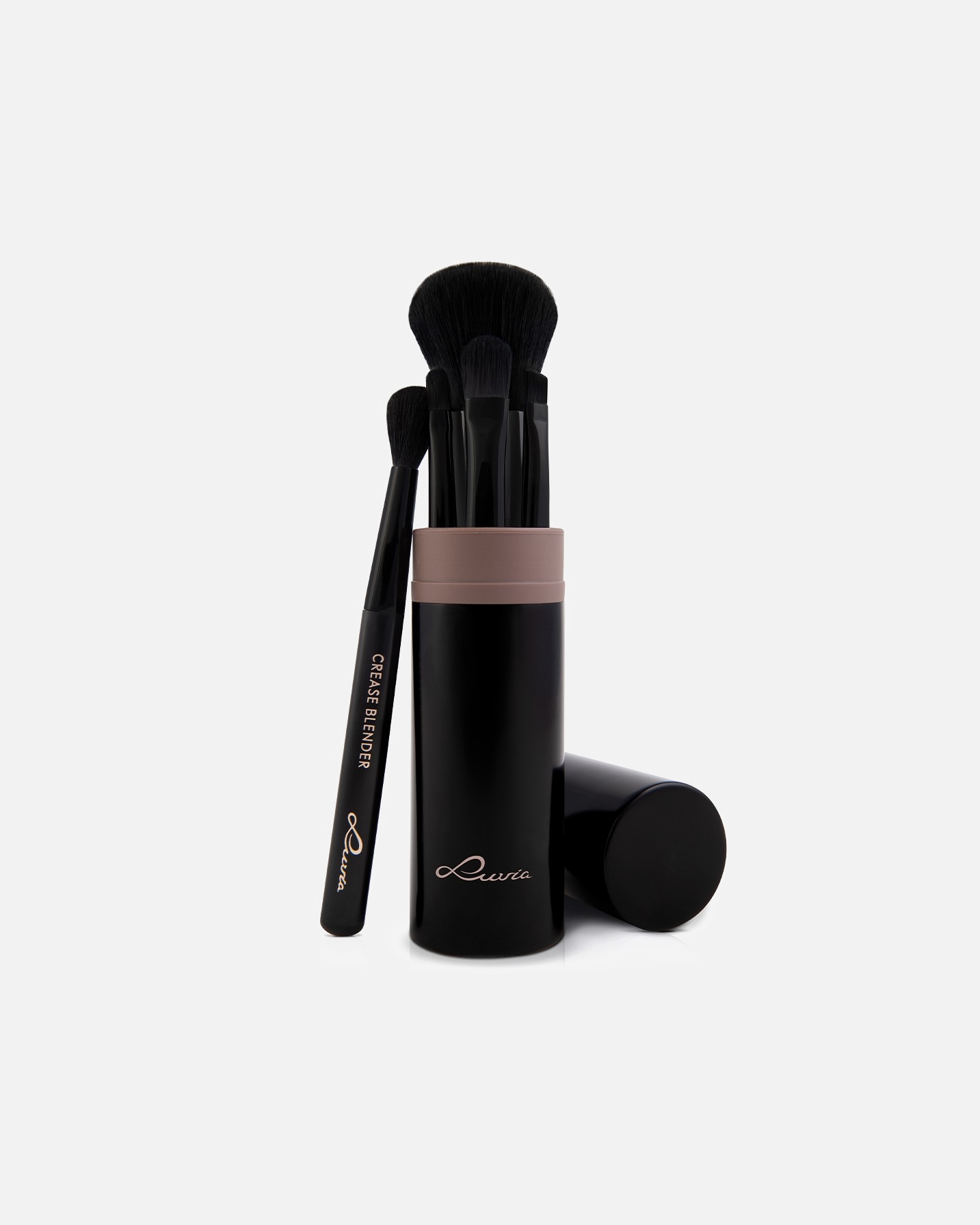 Penselenset voor UnisexLuviaTravel Set - Espresso1 Stuk