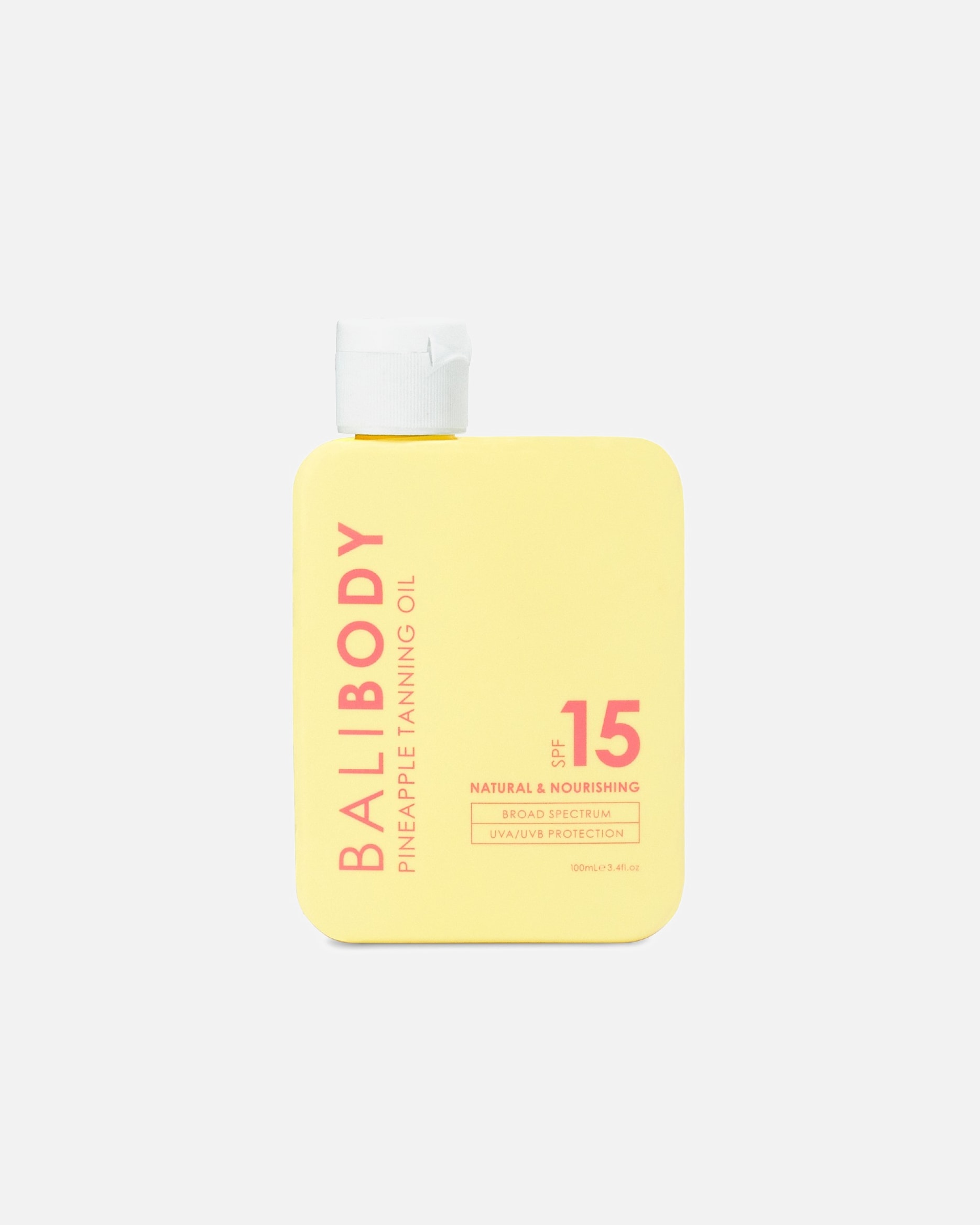 Zelfbruiner voor UnisexBali BodyPineapple Tanning Oil SPF 15100 ml