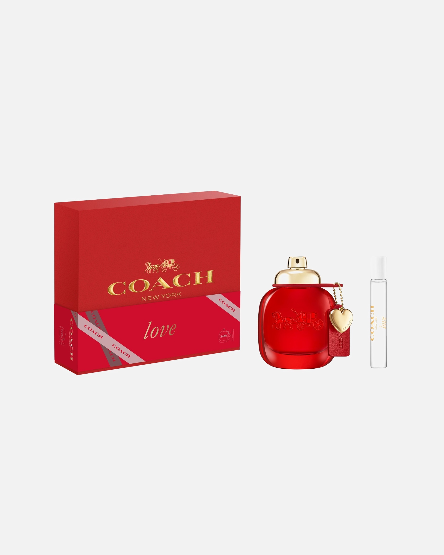 Geurset voor COACHLoveCoach Love Giftset Eau de Parfum 50ml + Travelspray 7,5mlCOACH LOVE EDP+SET+50