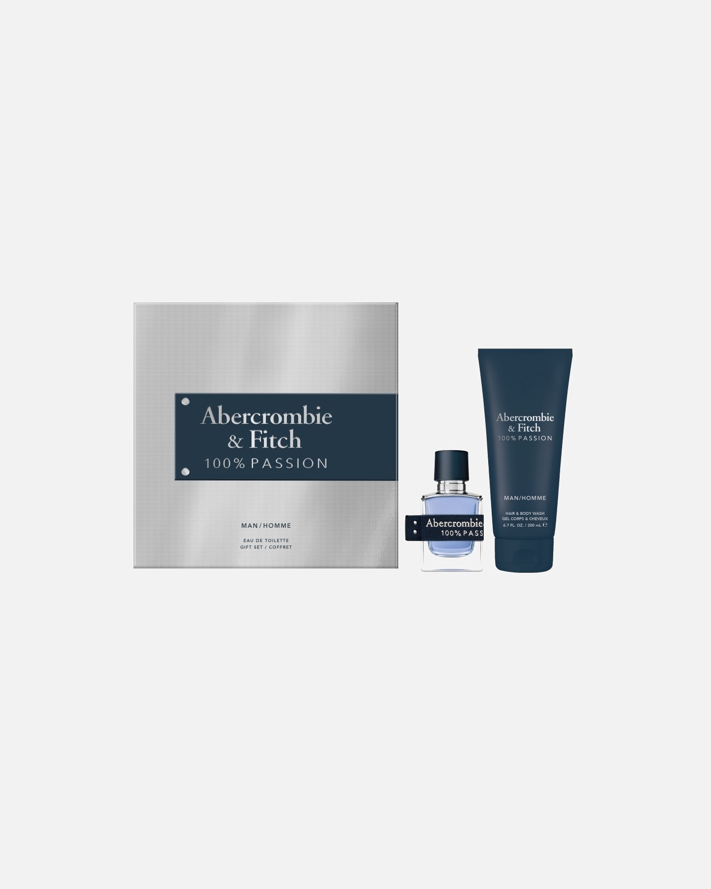 Geurset voor Abercrombie & Fitch100% PASSIONEau de Toilette 50 ml Set1 stuk
