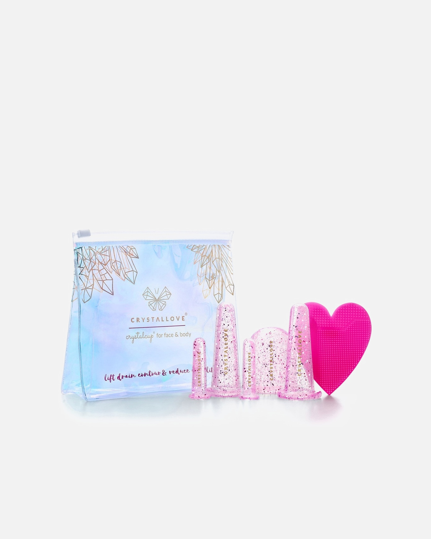 Gezichtsmassage-apparaat voor UnisexCrystalloveFace and Body Cupping1 stuk