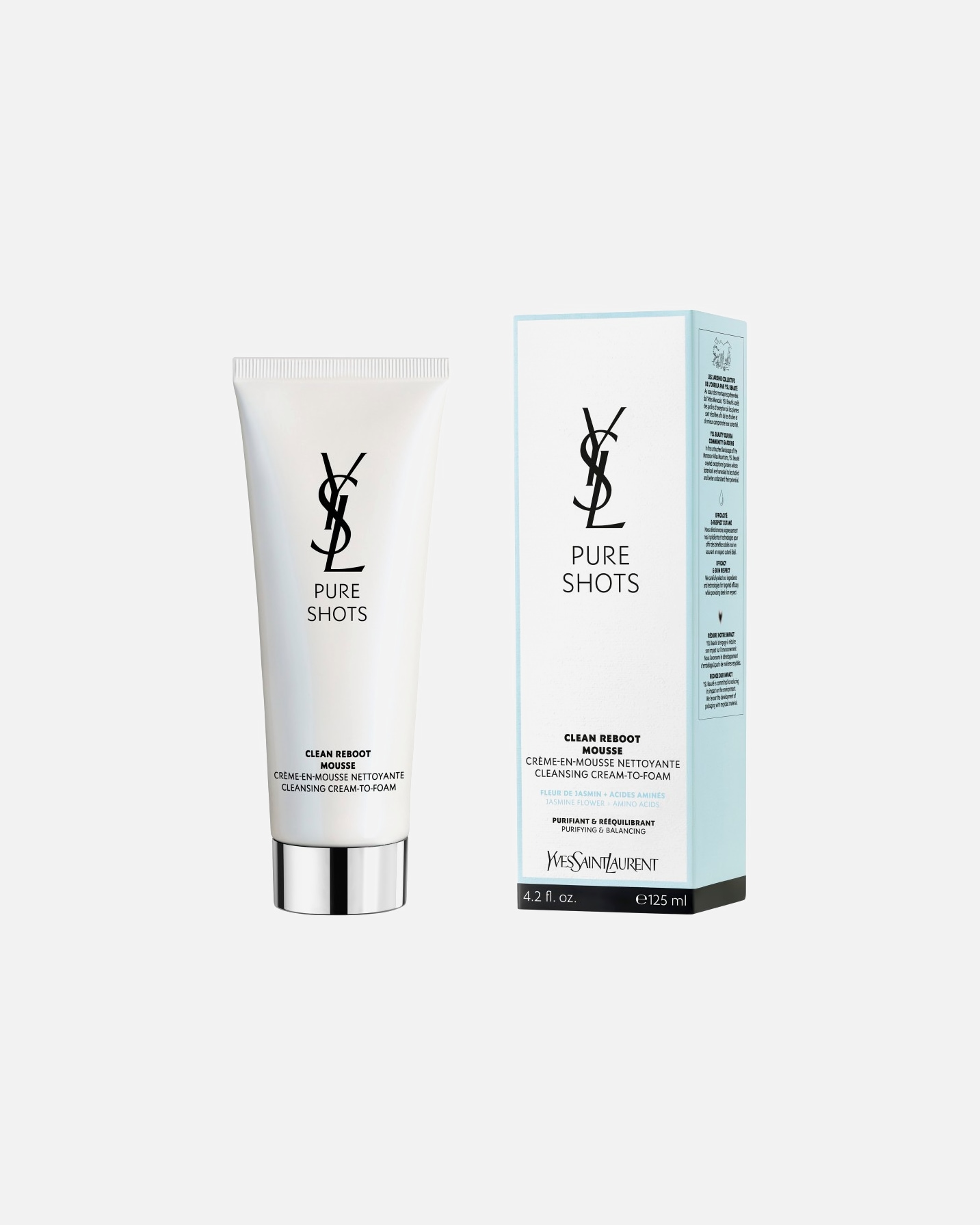 Reinigingscrème voor UnisexYves Saint LaurentPure ShotsClean Reboot Cleanser125 ml